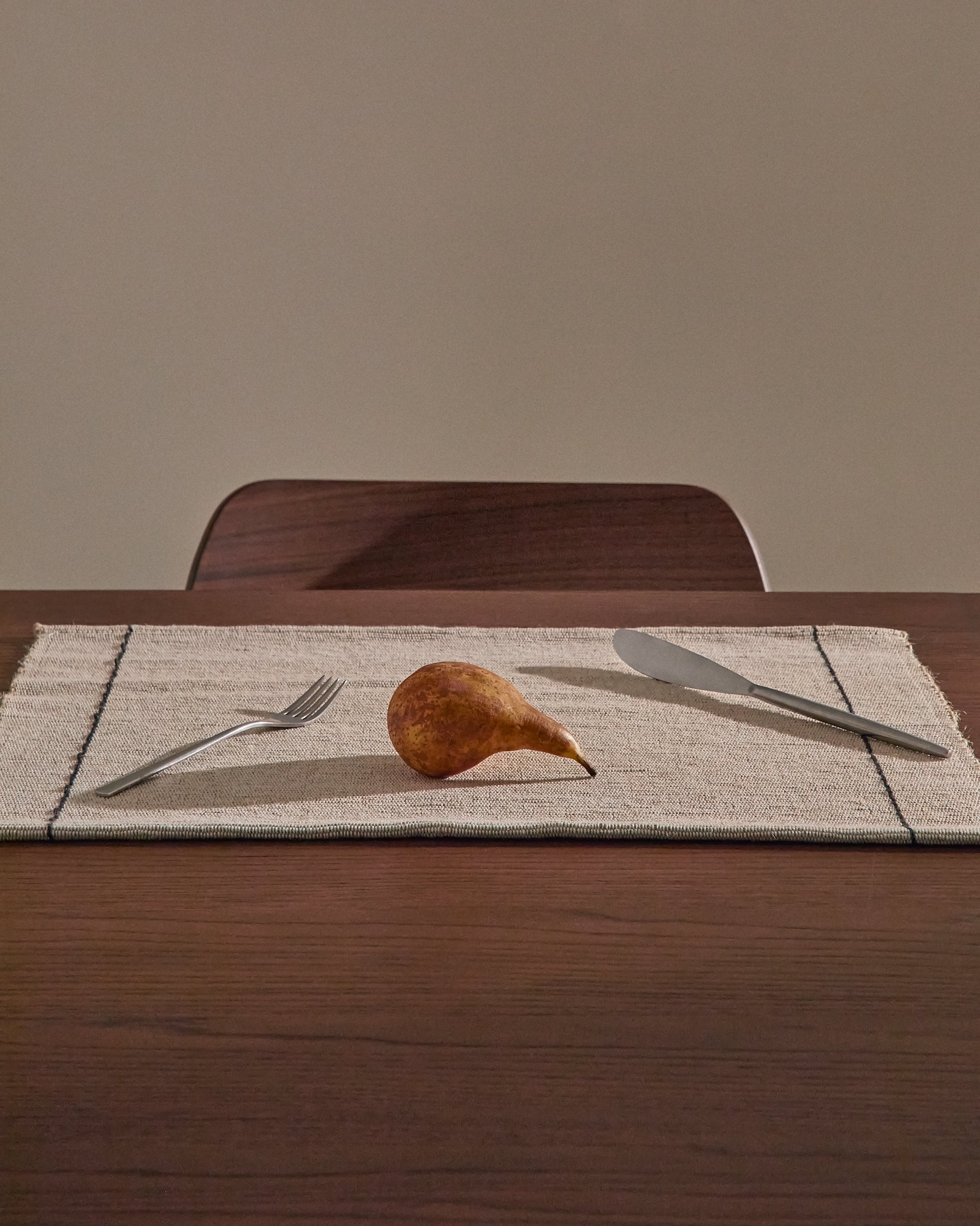 Lunel set of 2 jute placemats 50 x 35cm - Lifestyle