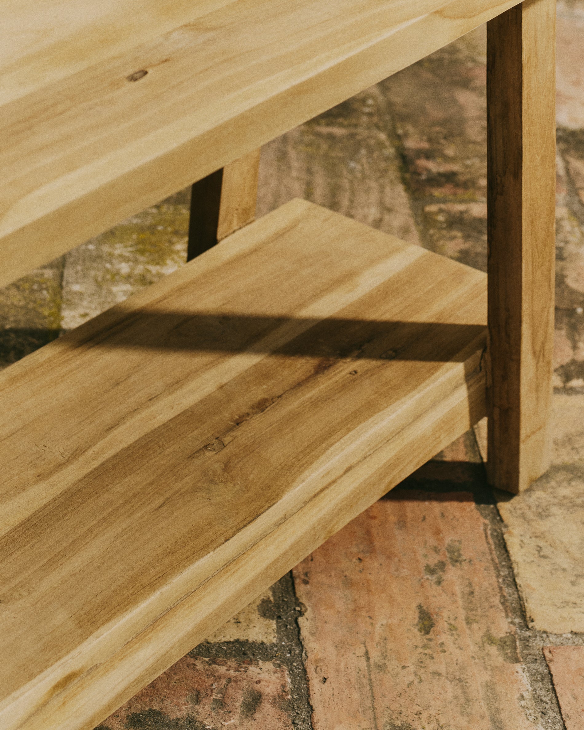 Safara solid recycled teak bench 150 cm - Lifestyle