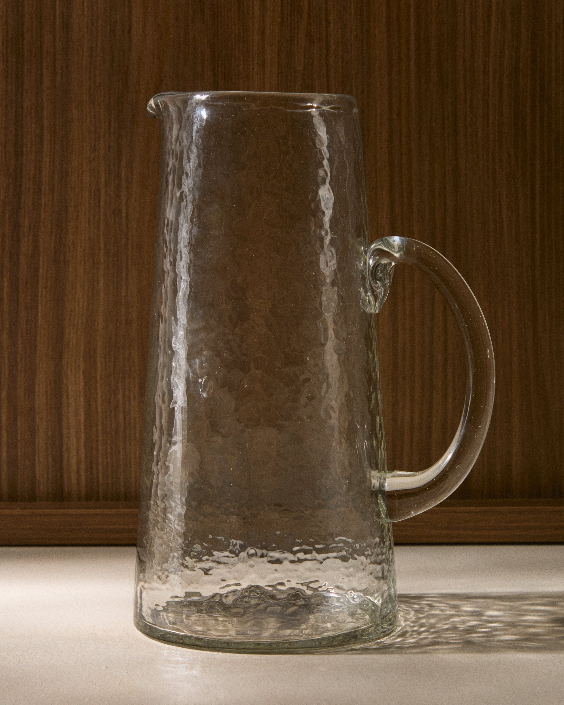 Obila transparent recycled glass jug - Lifestyle