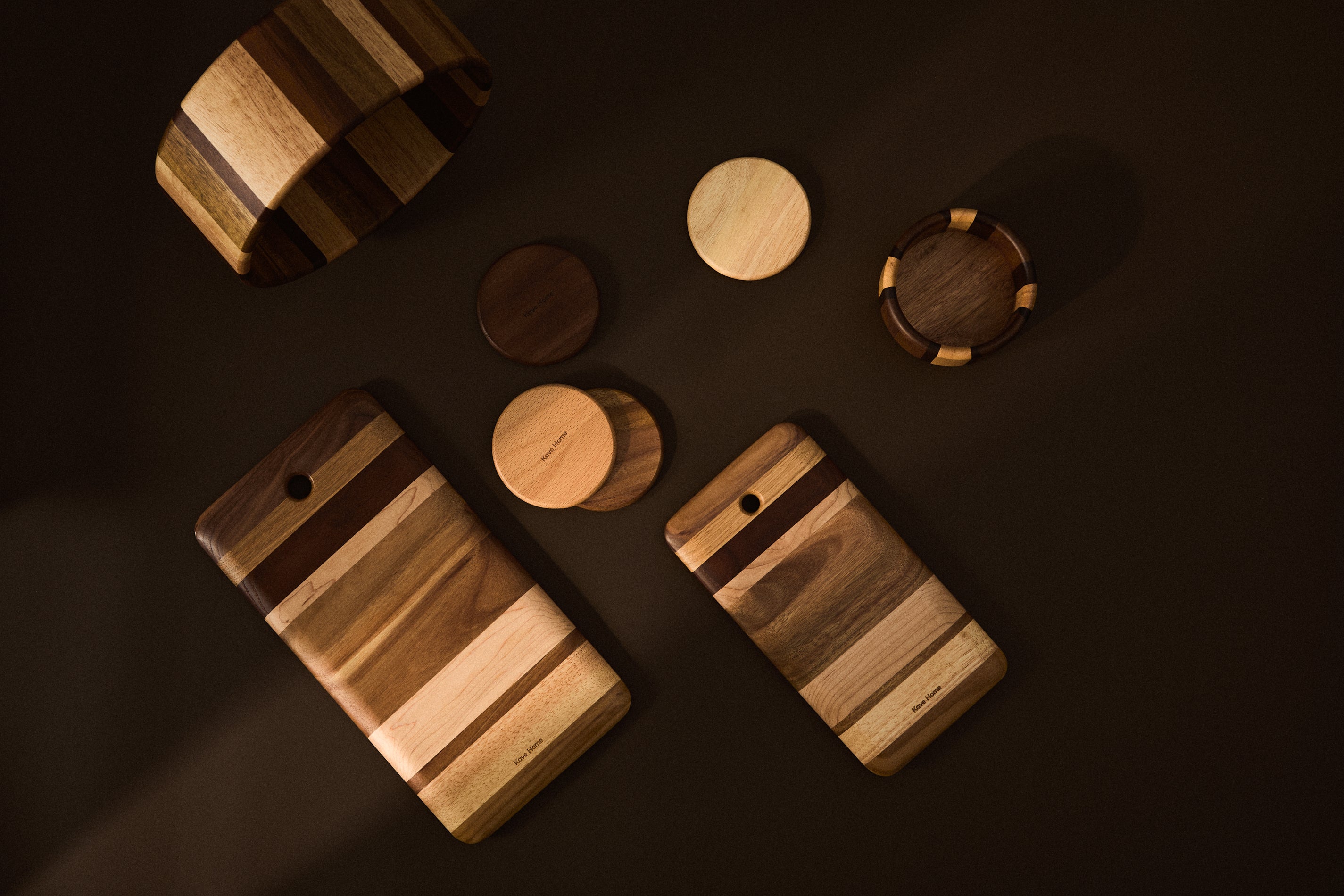 Nover bowl in acacia wood FSC 100% - Lifestyle