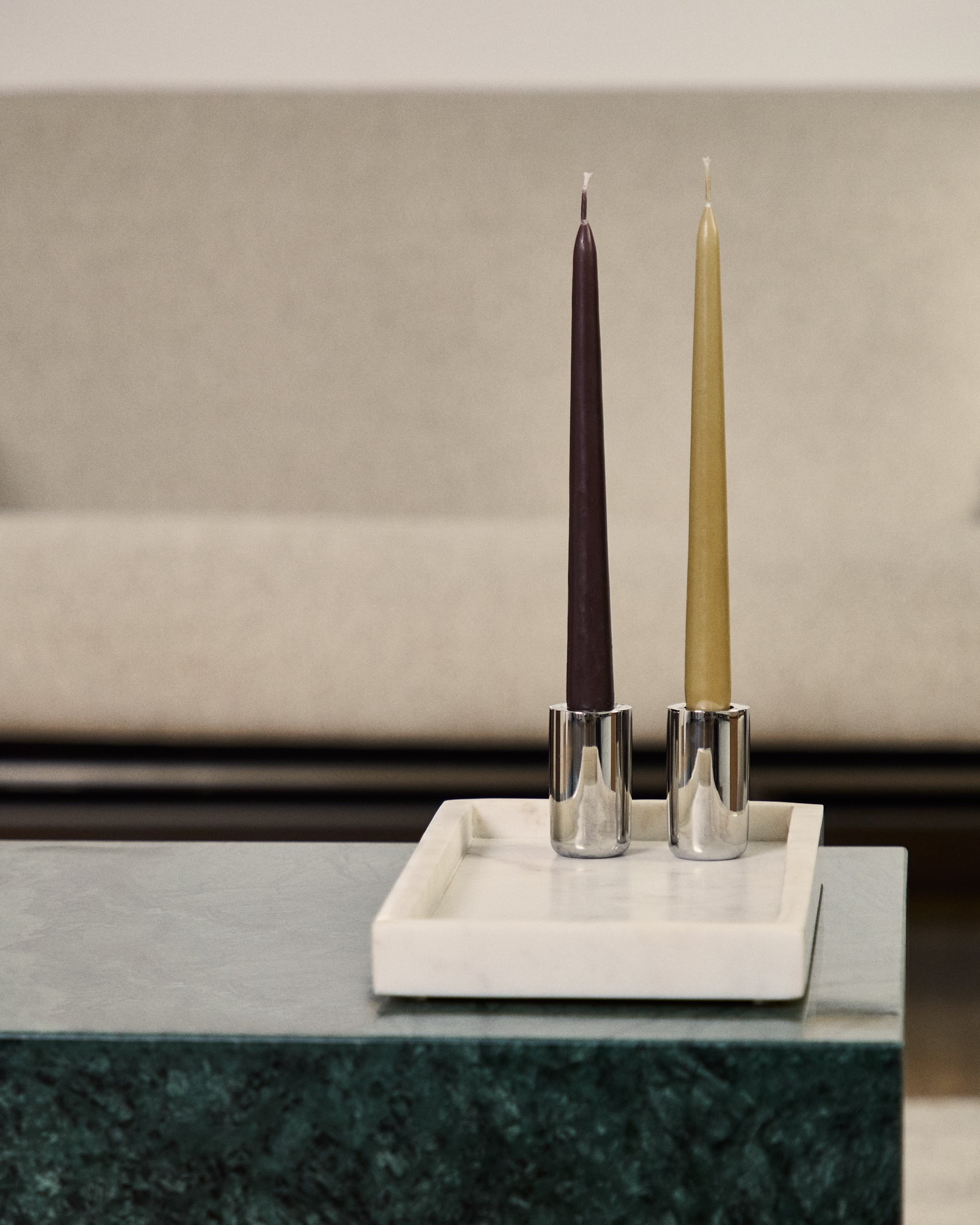 Nirela set of 2 candle holders 7cm - Lifestyle