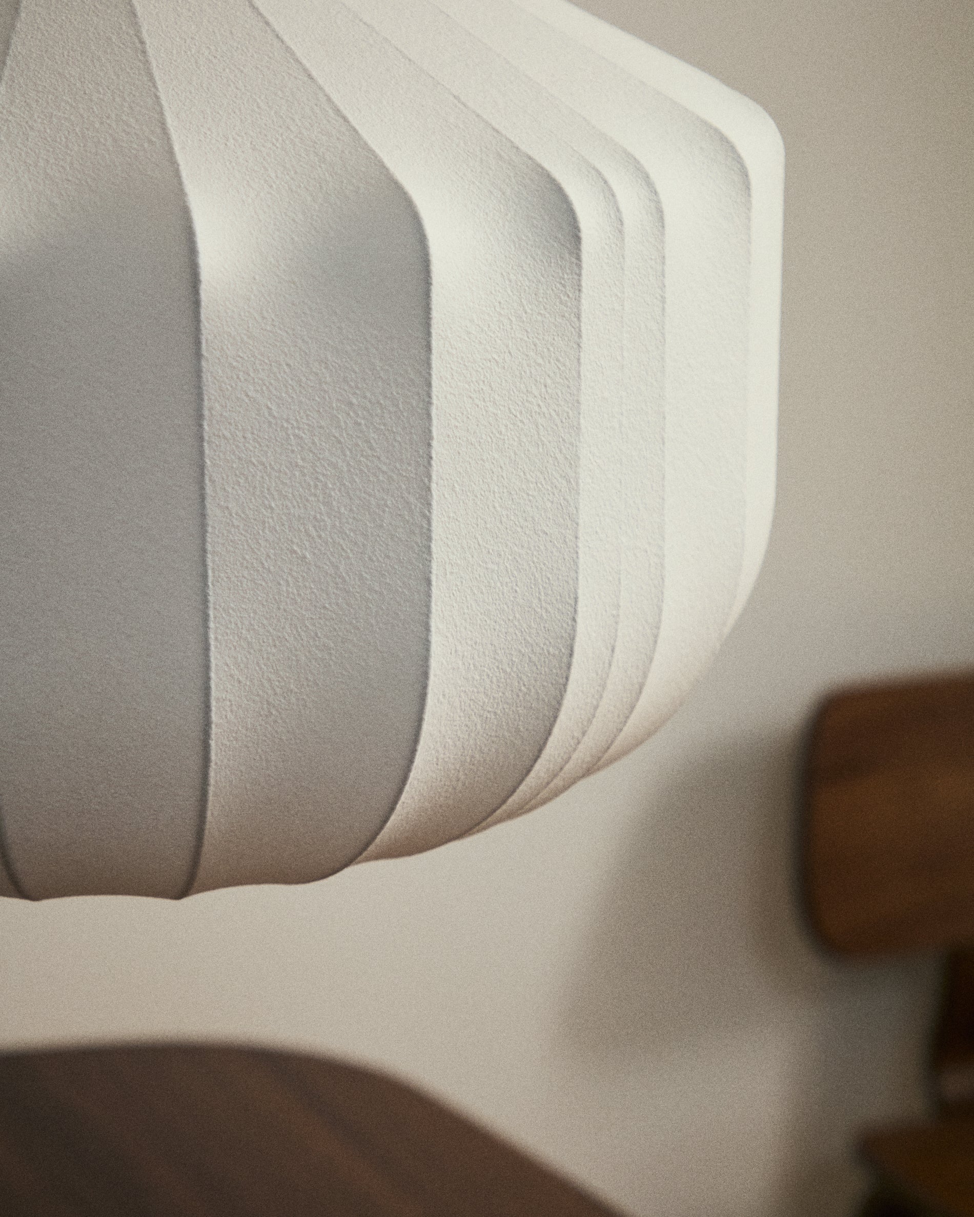 Somar ceiling lamp made with synthetic fibres and steel rods Ø76cm - Lifestyle