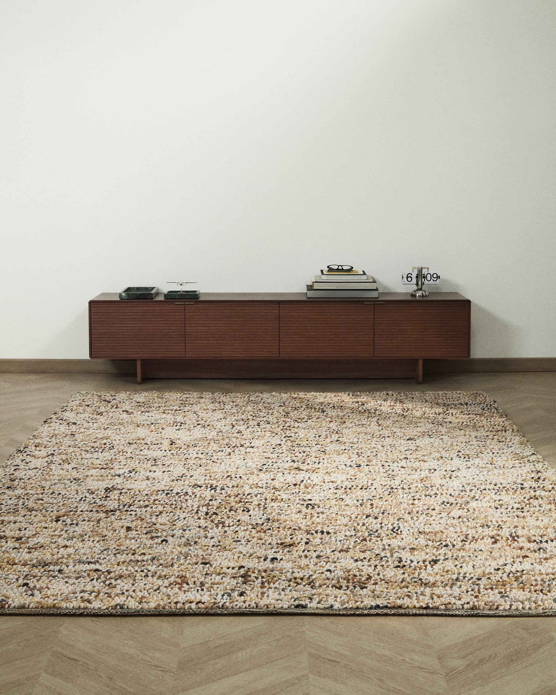 Elanis multicoloured bouclé wool rug 160 x 230cm - Lifestyle
