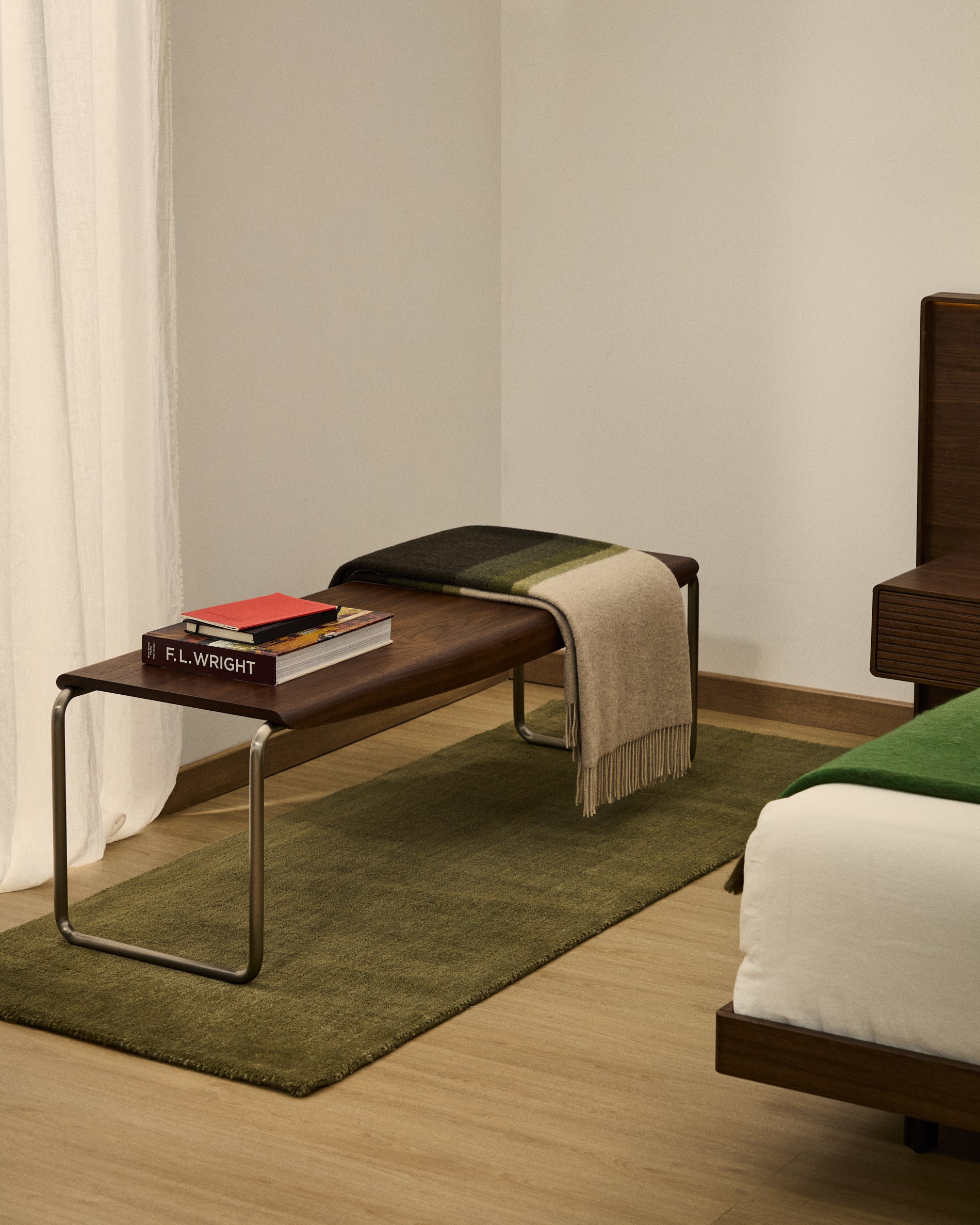 Empuries green runner rug 80 x 200cm - Lifestyle