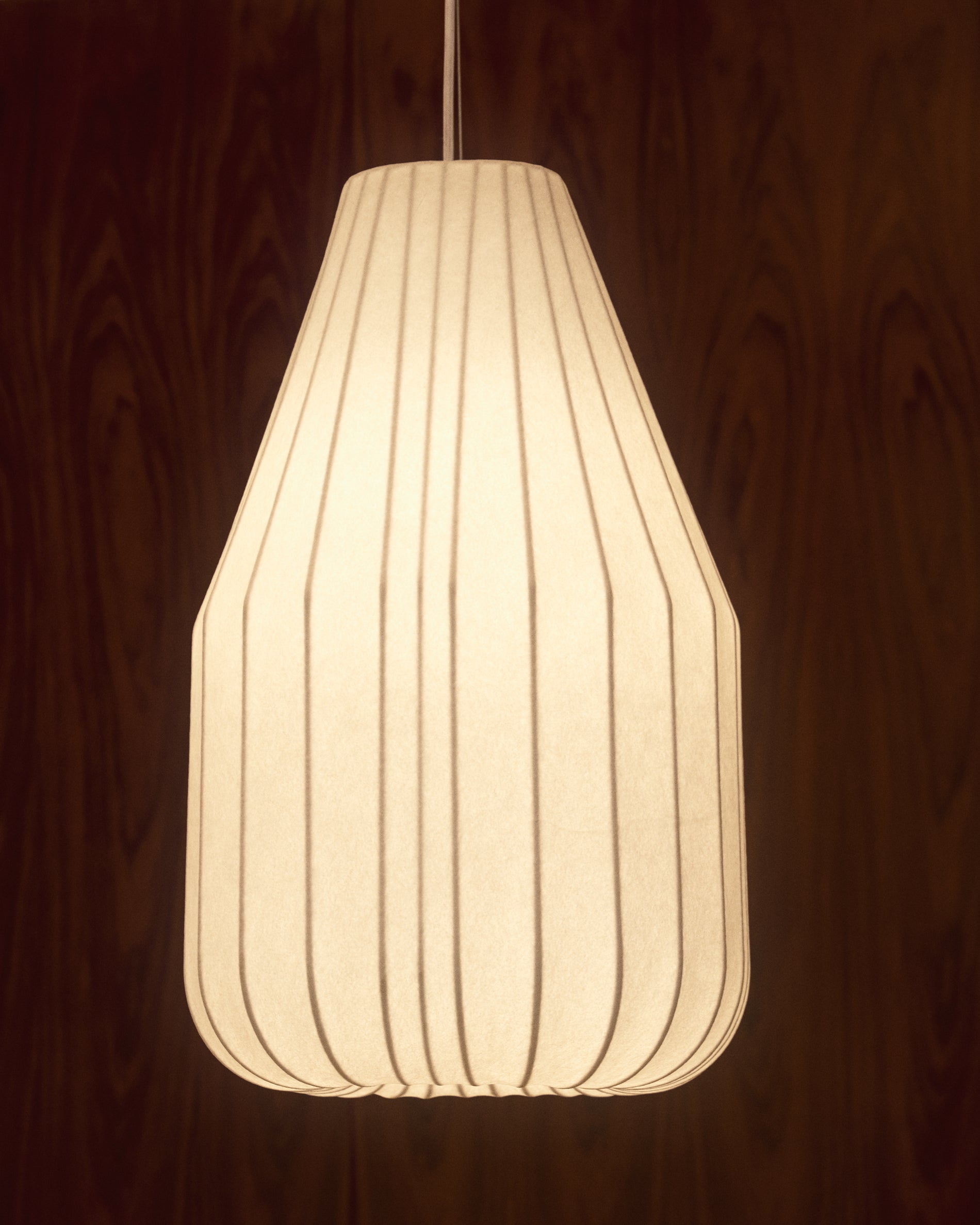 Somar ceiling lamp made with synthetic fibres and steel rods Ø30cm - Lifestyle