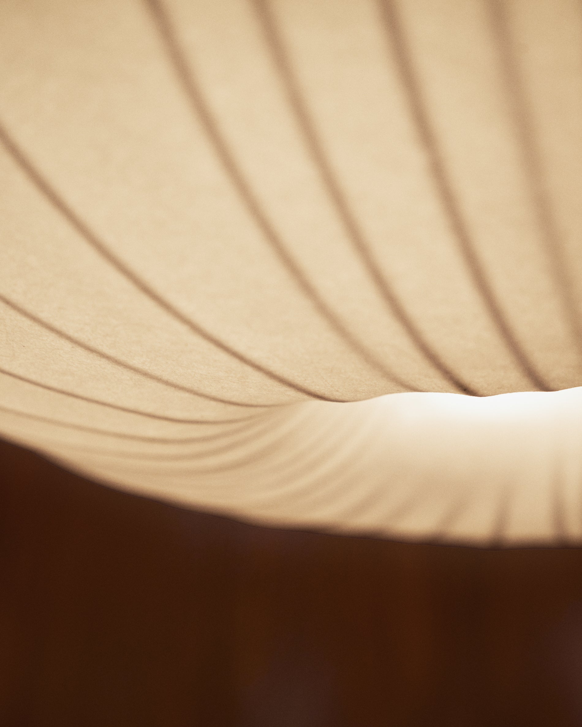 Somar ceiling lamp made with synthetic fibres and steel rods Ø51cm - Lifestyle