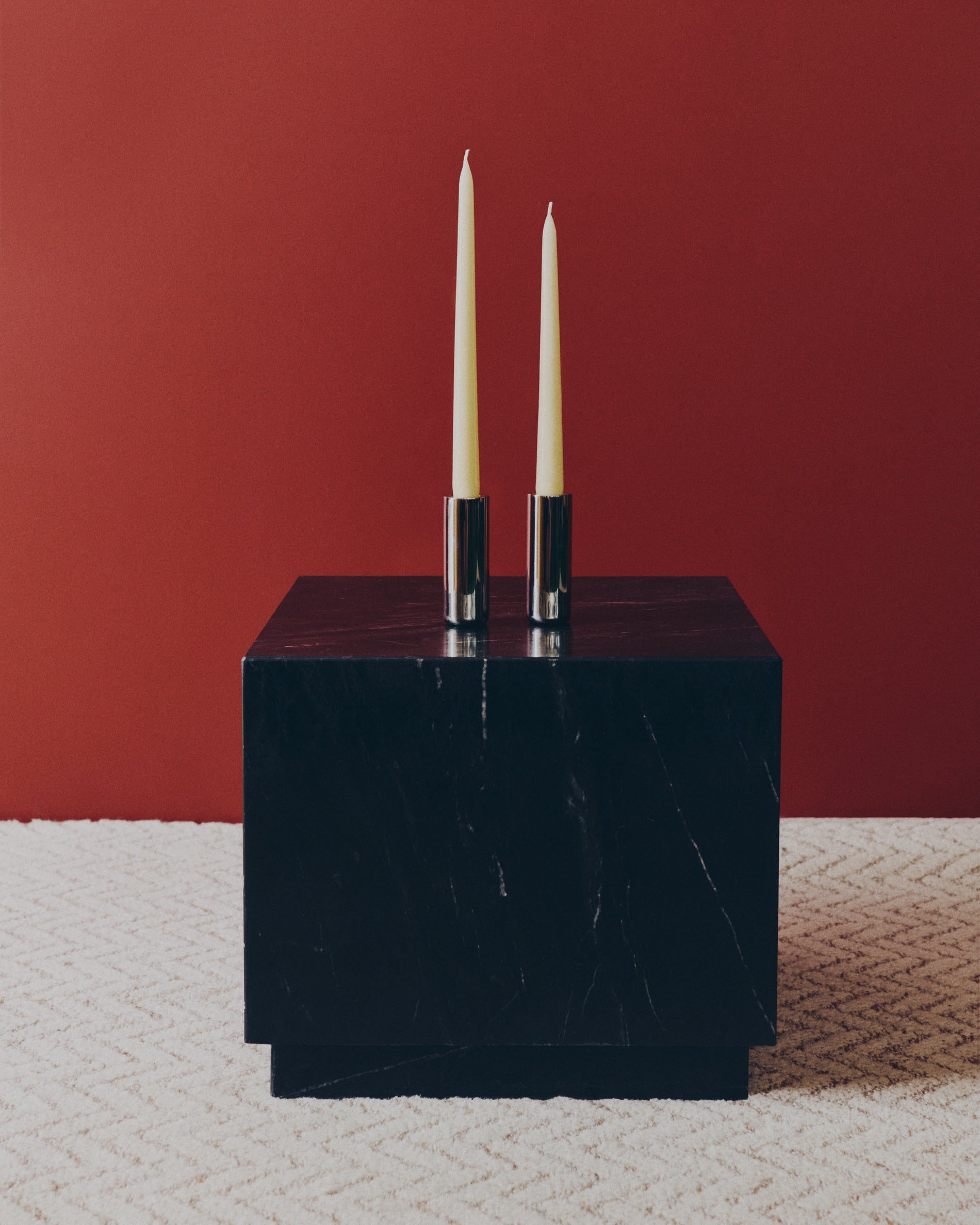 Nirela set of 2 candle holders 11cm - Lifestyle