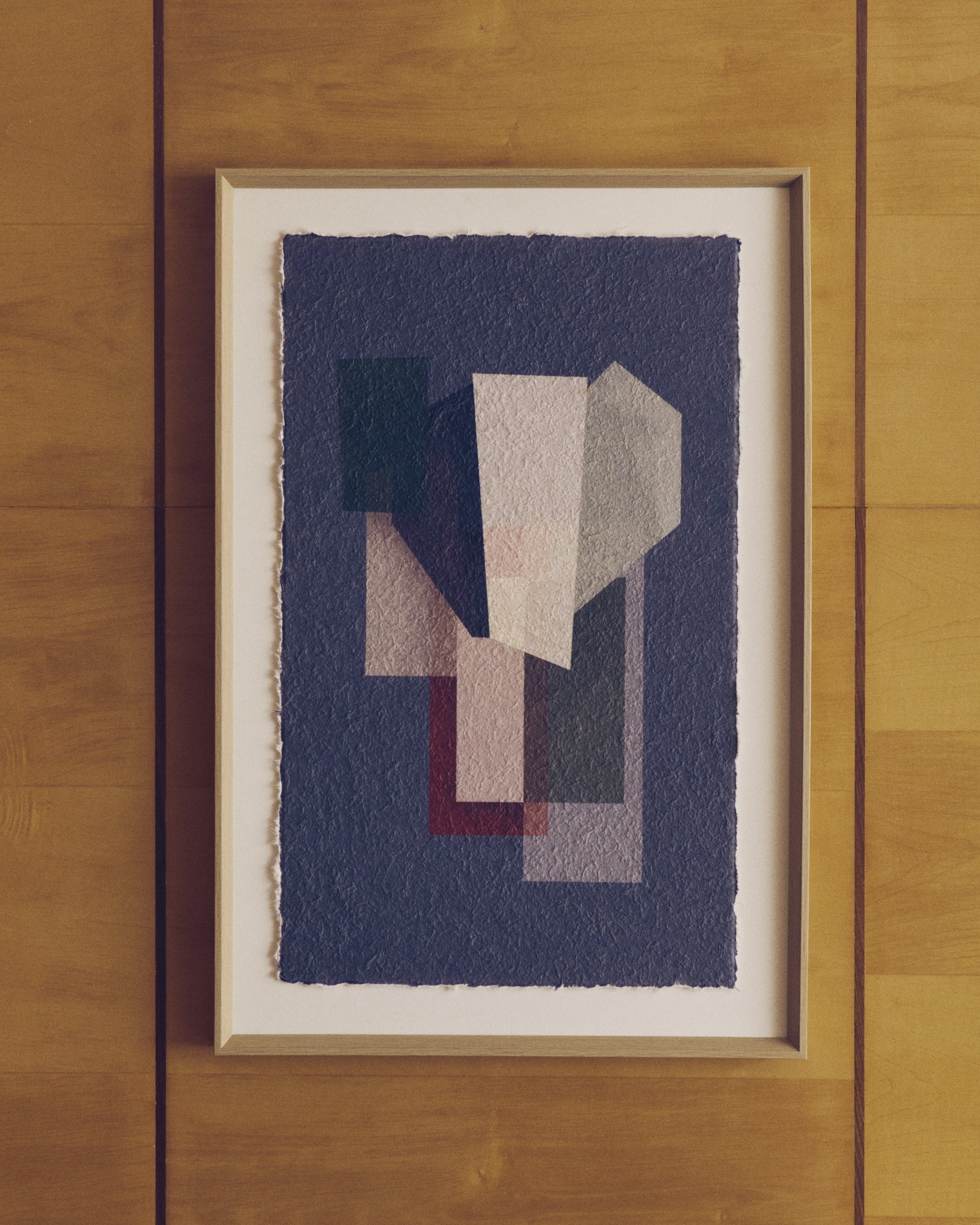 Veluni multicoloured recycled paper picture 60 x 90cm - Lifestyle