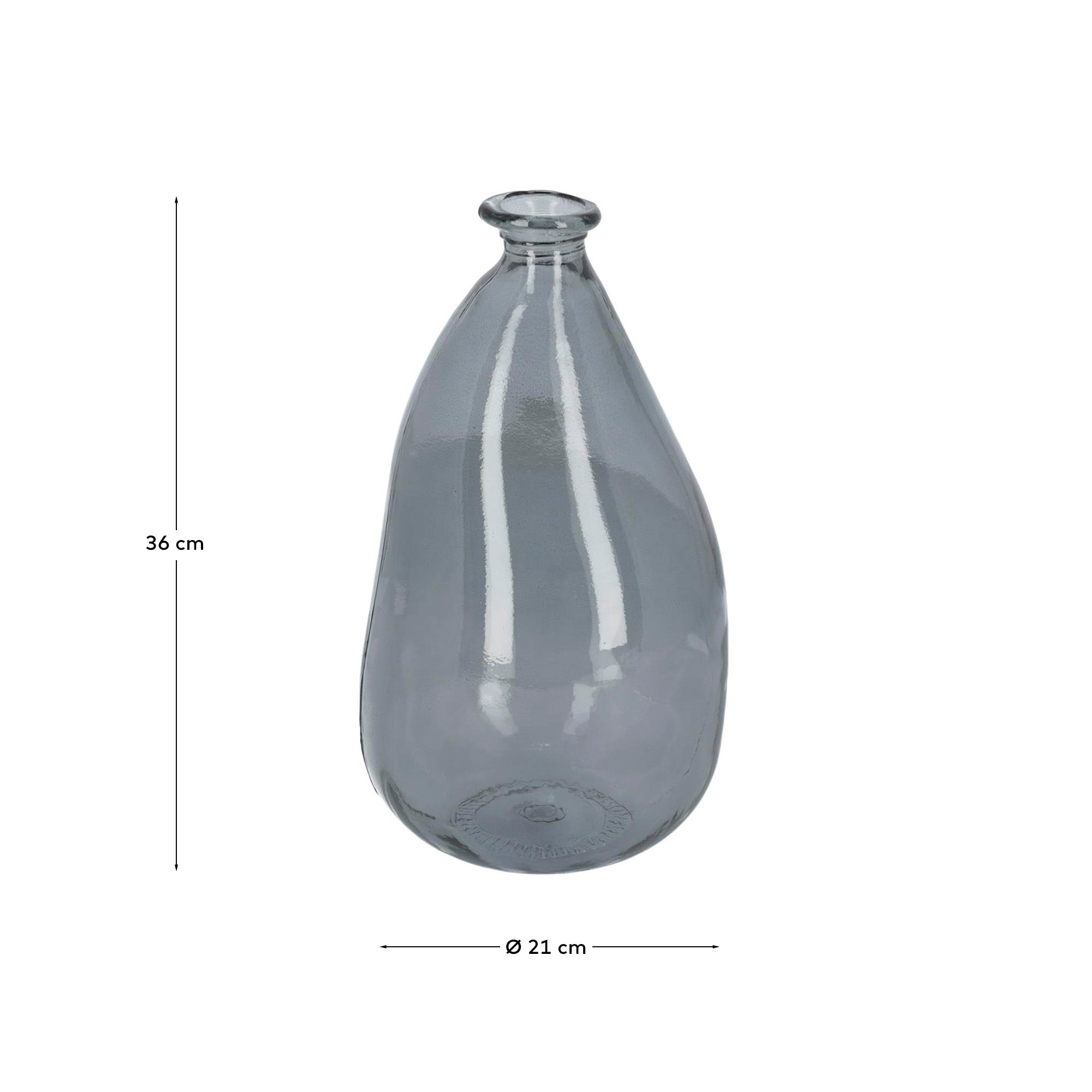 Brenna medium blue vase - Measurements