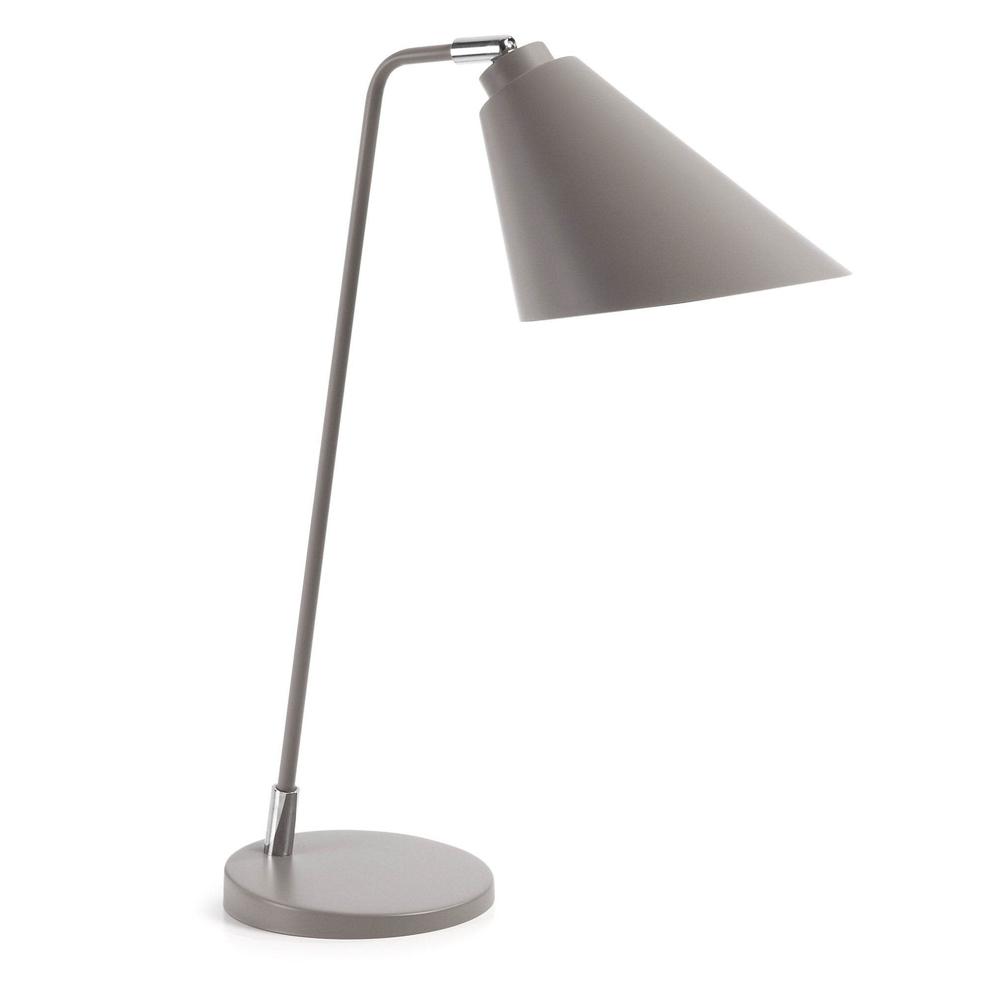 Tipir table lamp in steel with grey finish - Product Image