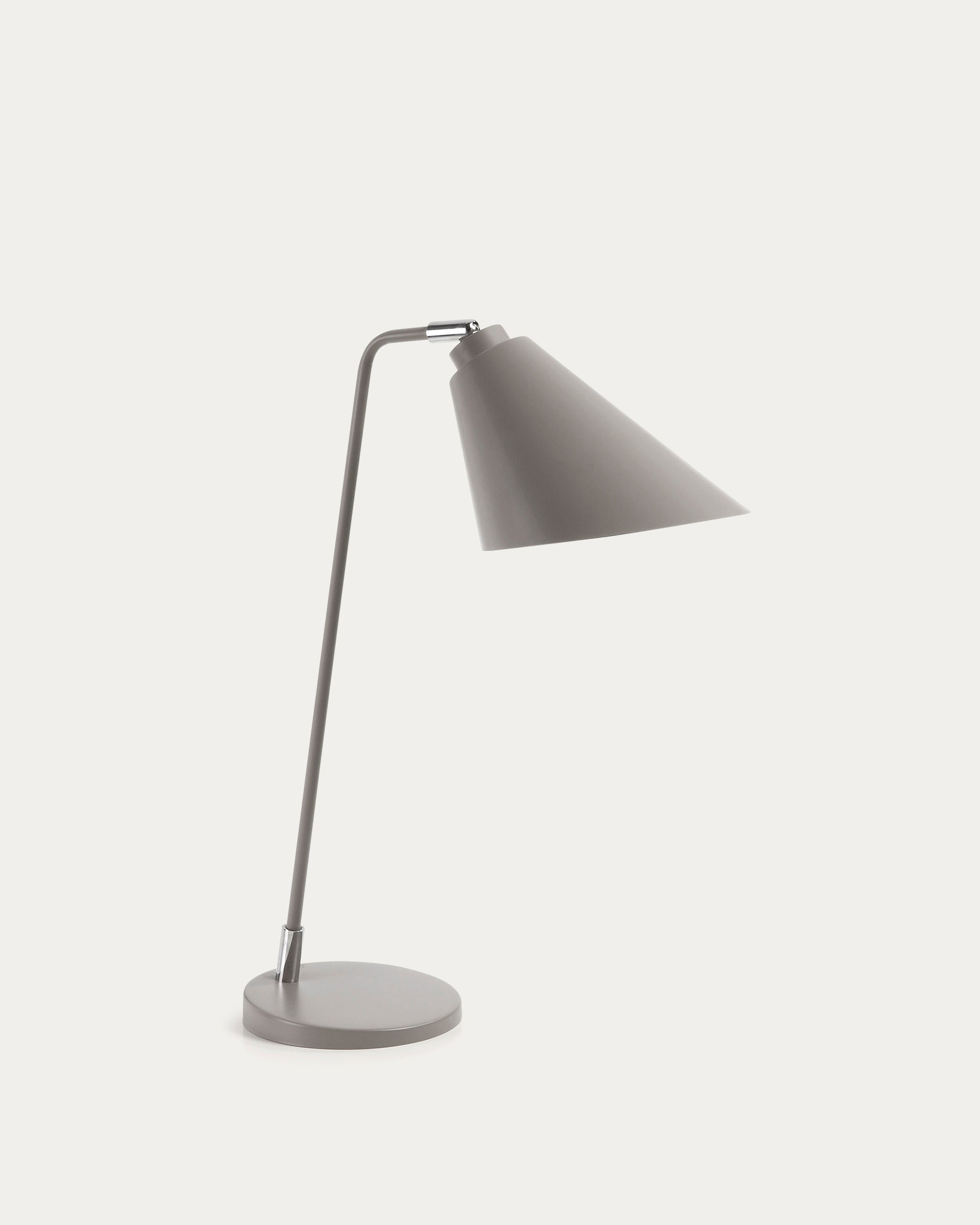 Tipir table lamp in steel with grey finish - Product View