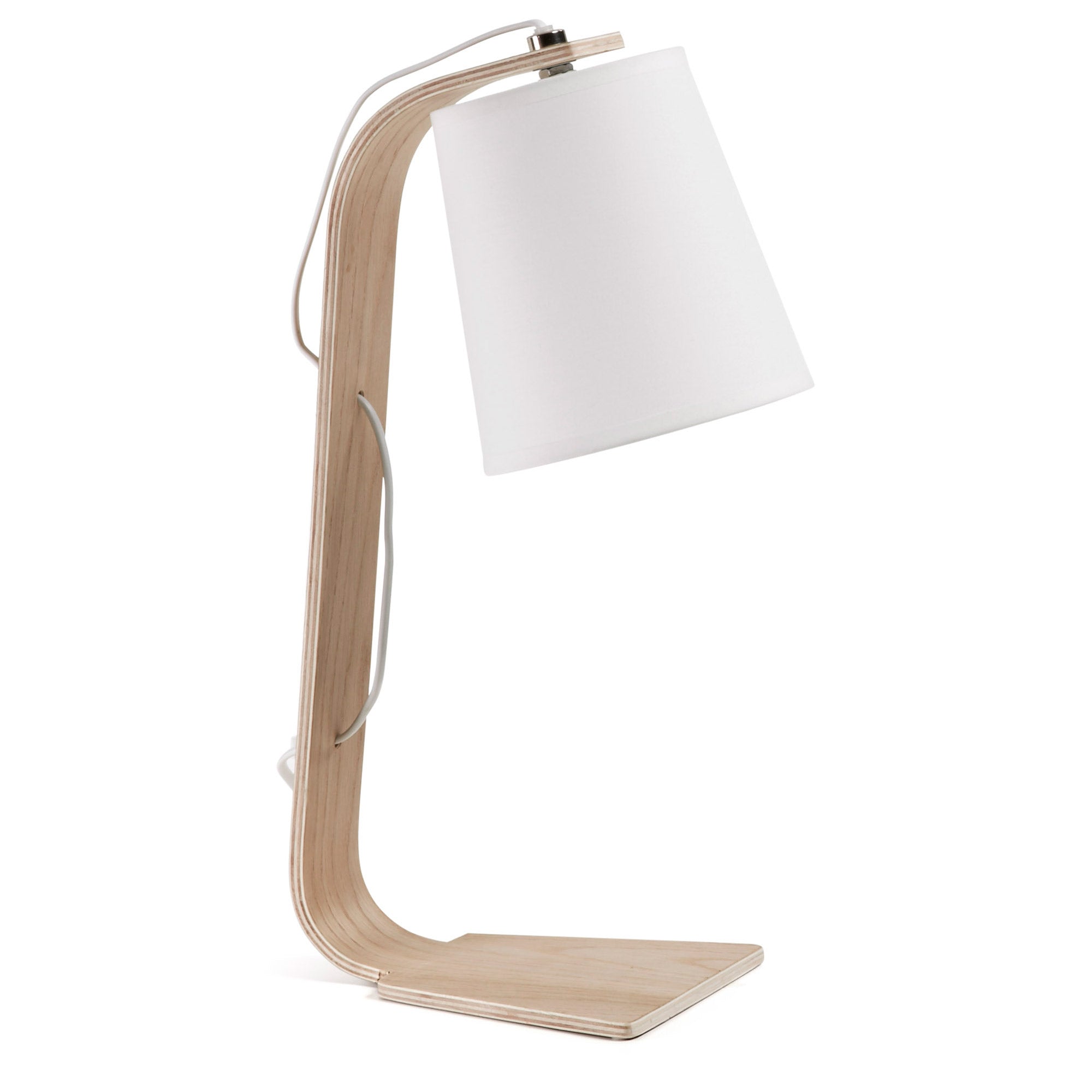 Repcy table lamp made of oak veneer