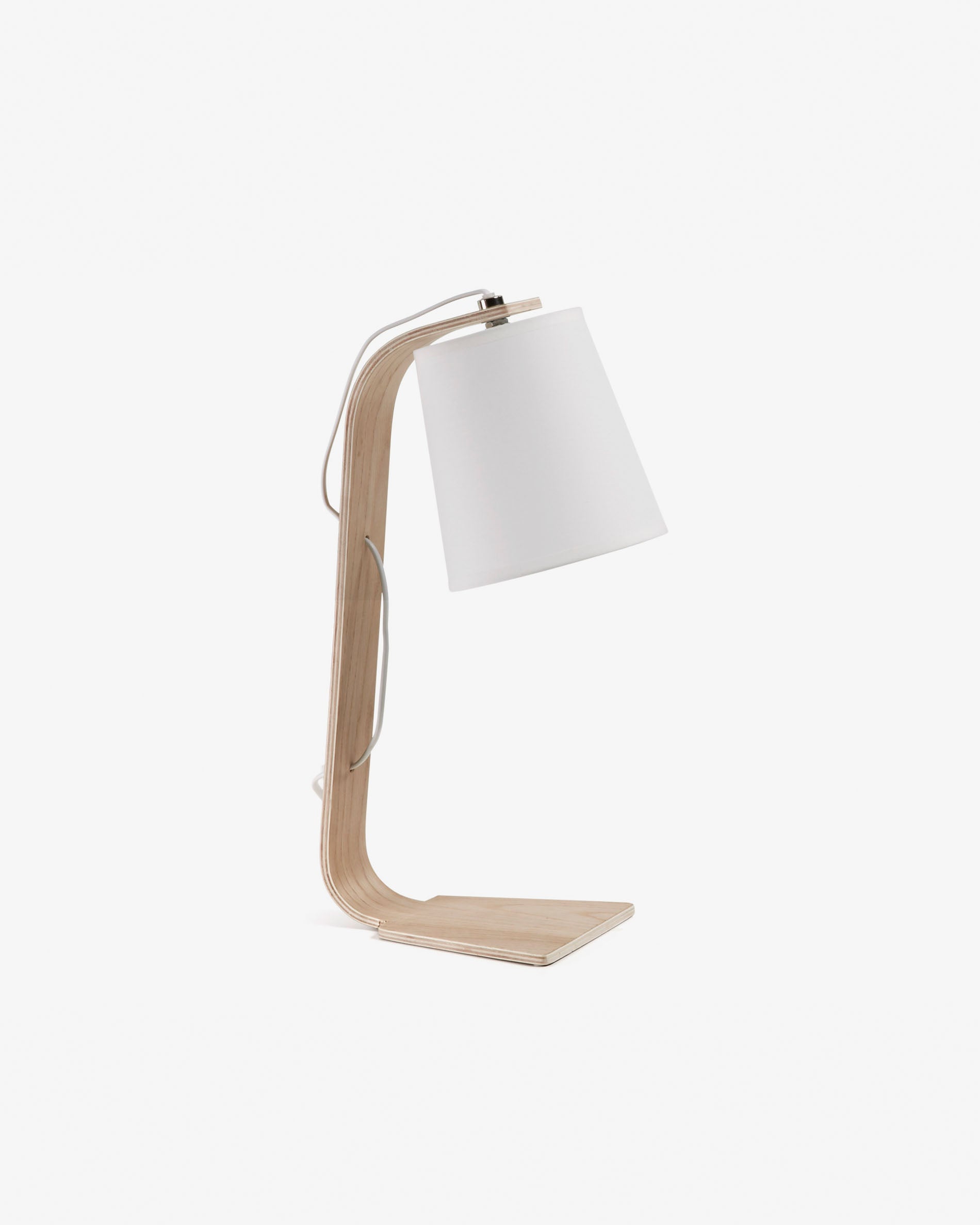 Repcy table lamp made of oak veneer