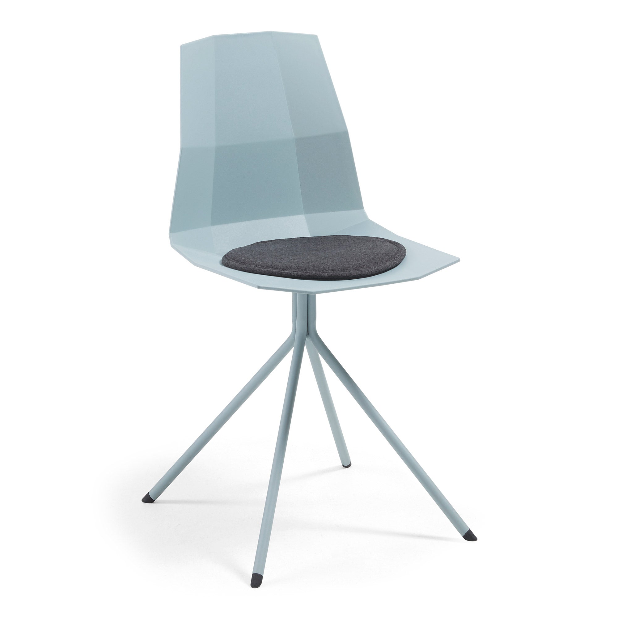 Silke cushion in light grey - Product Image