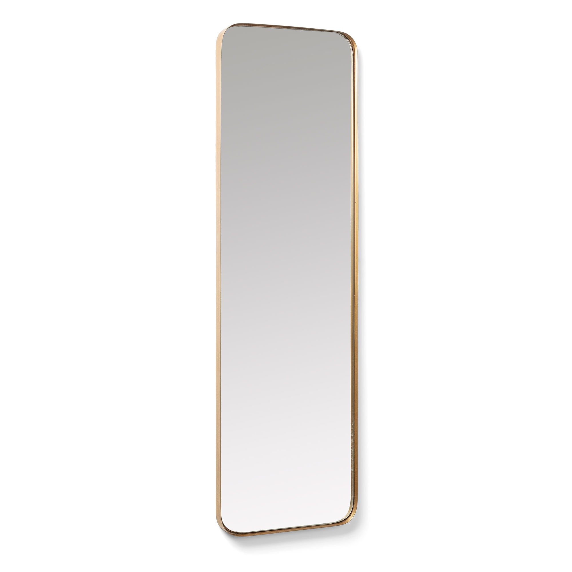 Marco gold metal wall mirror 30 x 100 cm - Product Image