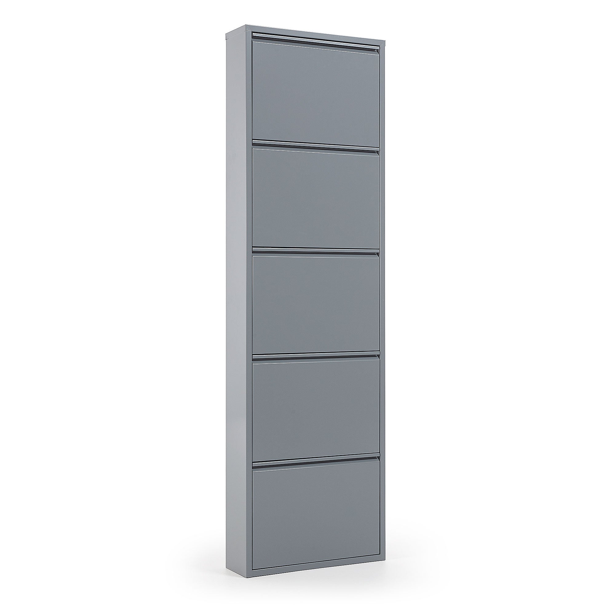 Shoe rack Ode 50 x 168,5 cm 5 doors grey - Product Image
