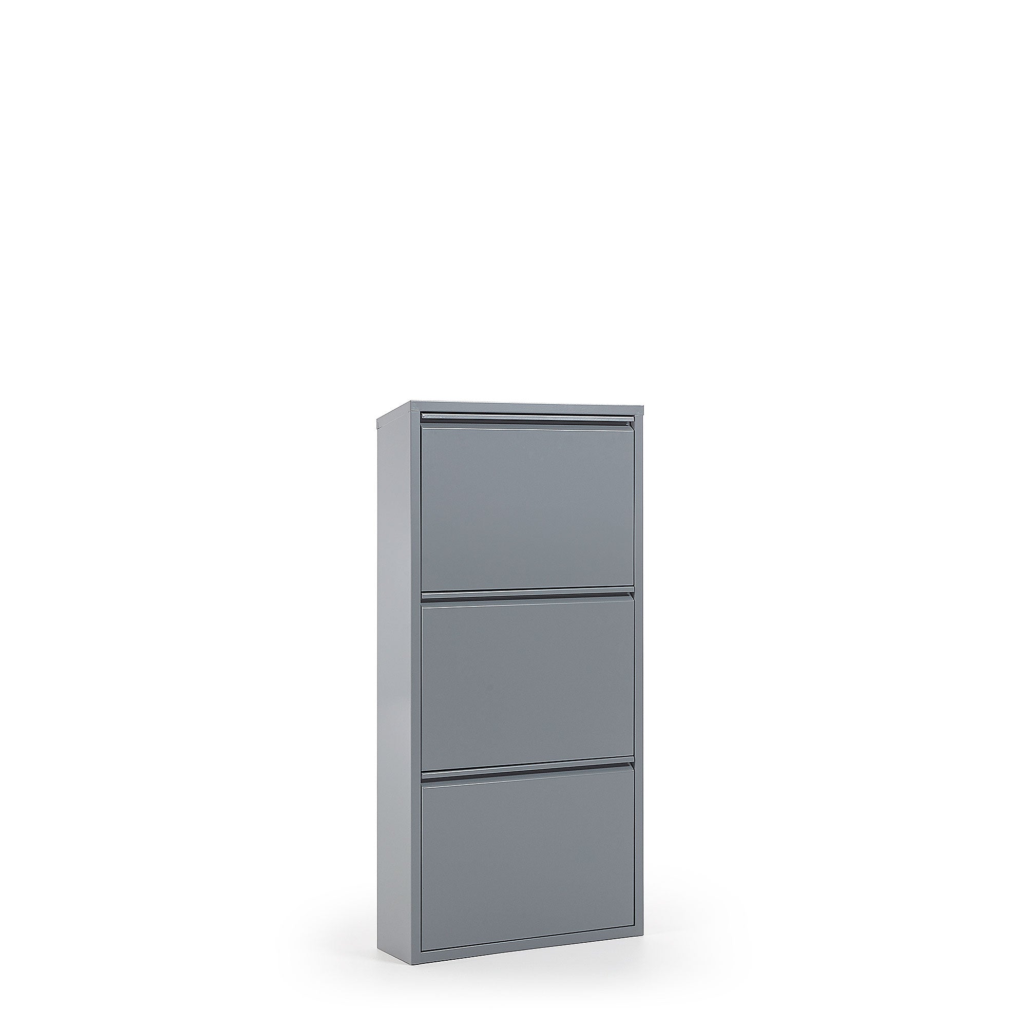 Shoe rack Ode 50 x 103 cm 3 doors grey - Product Image
