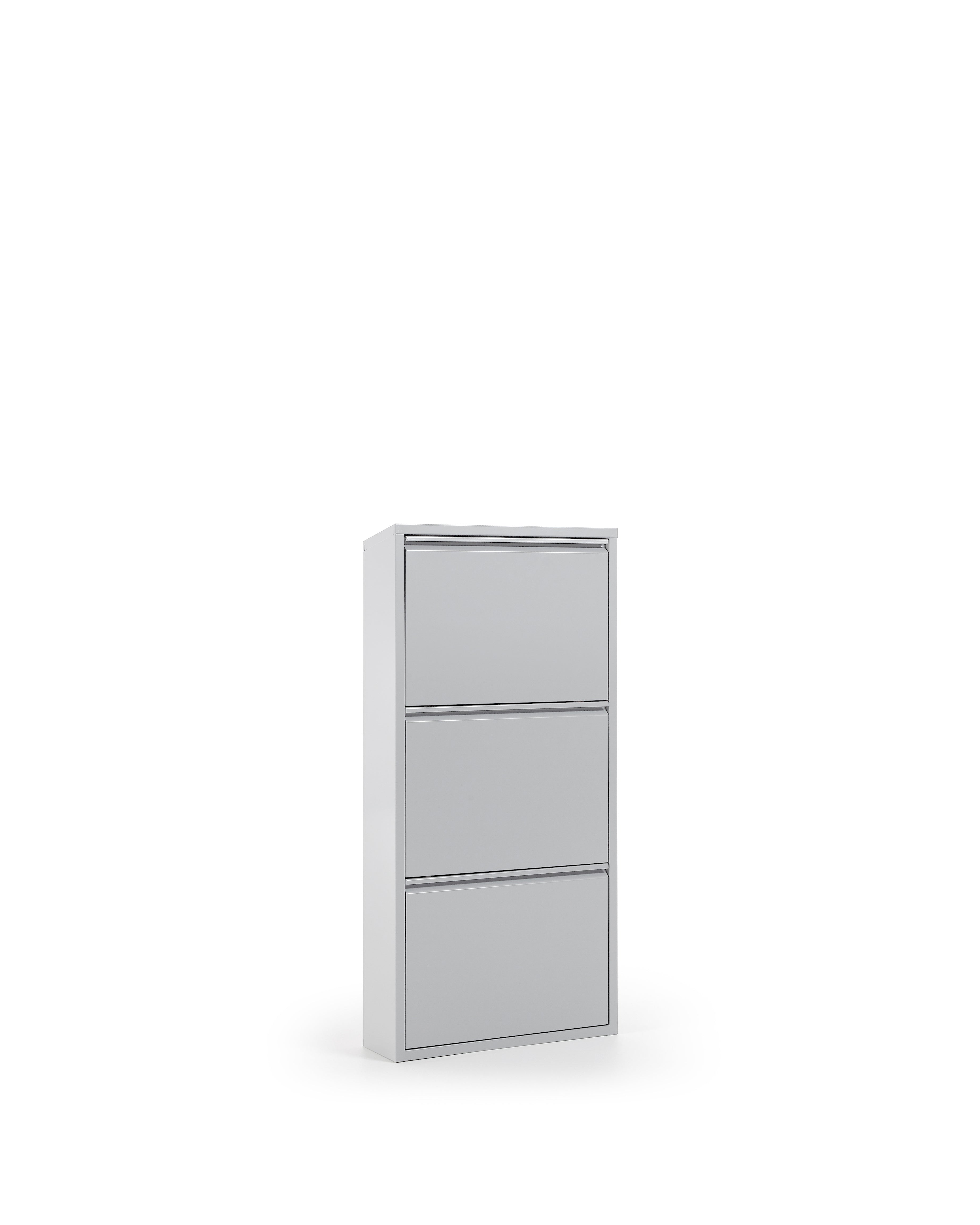 Shoe rack Ode 50 x 103 cm 3 doors grey - Product Image