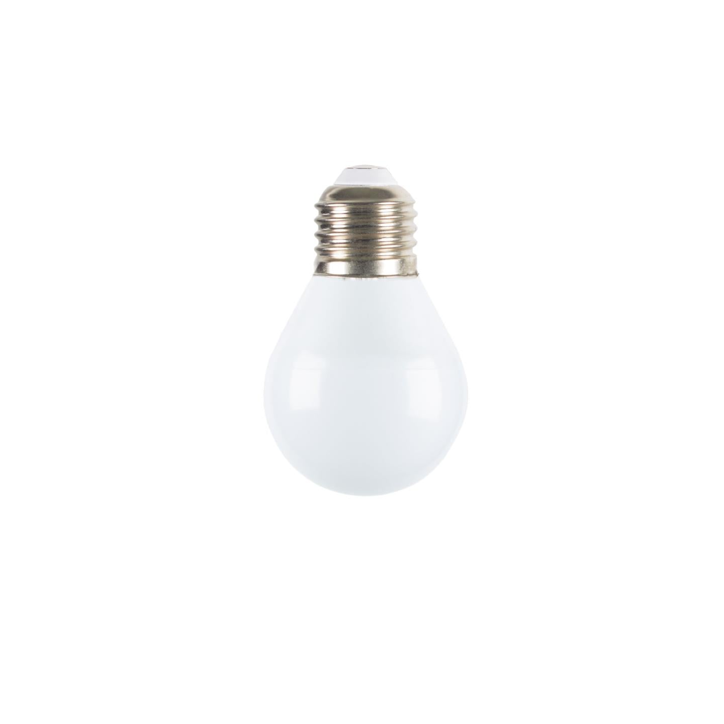 Bulb LED E27 lightbulb, 4W and 45 mm with warm light - Product Image