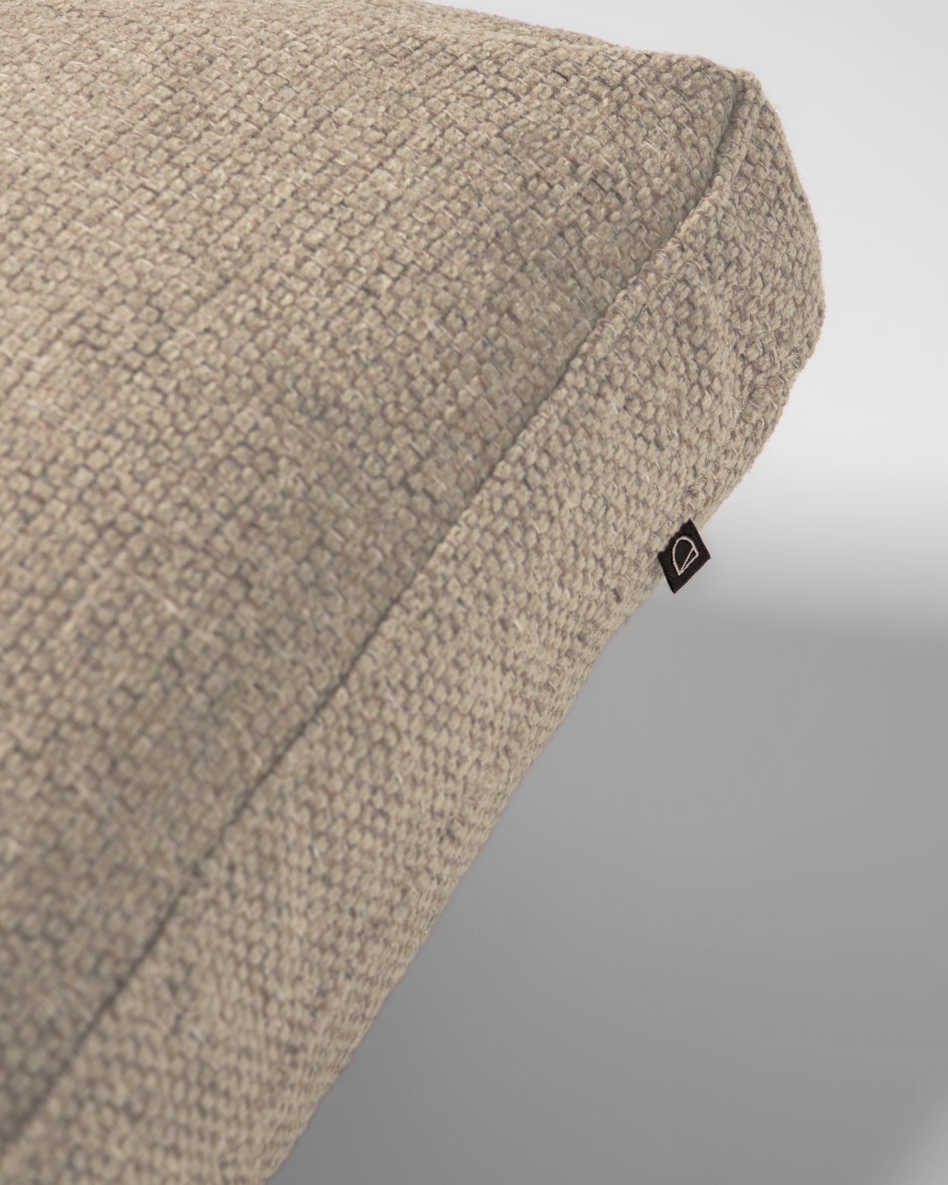 Blok beige chenille cushion 40 x 60cm - Detail