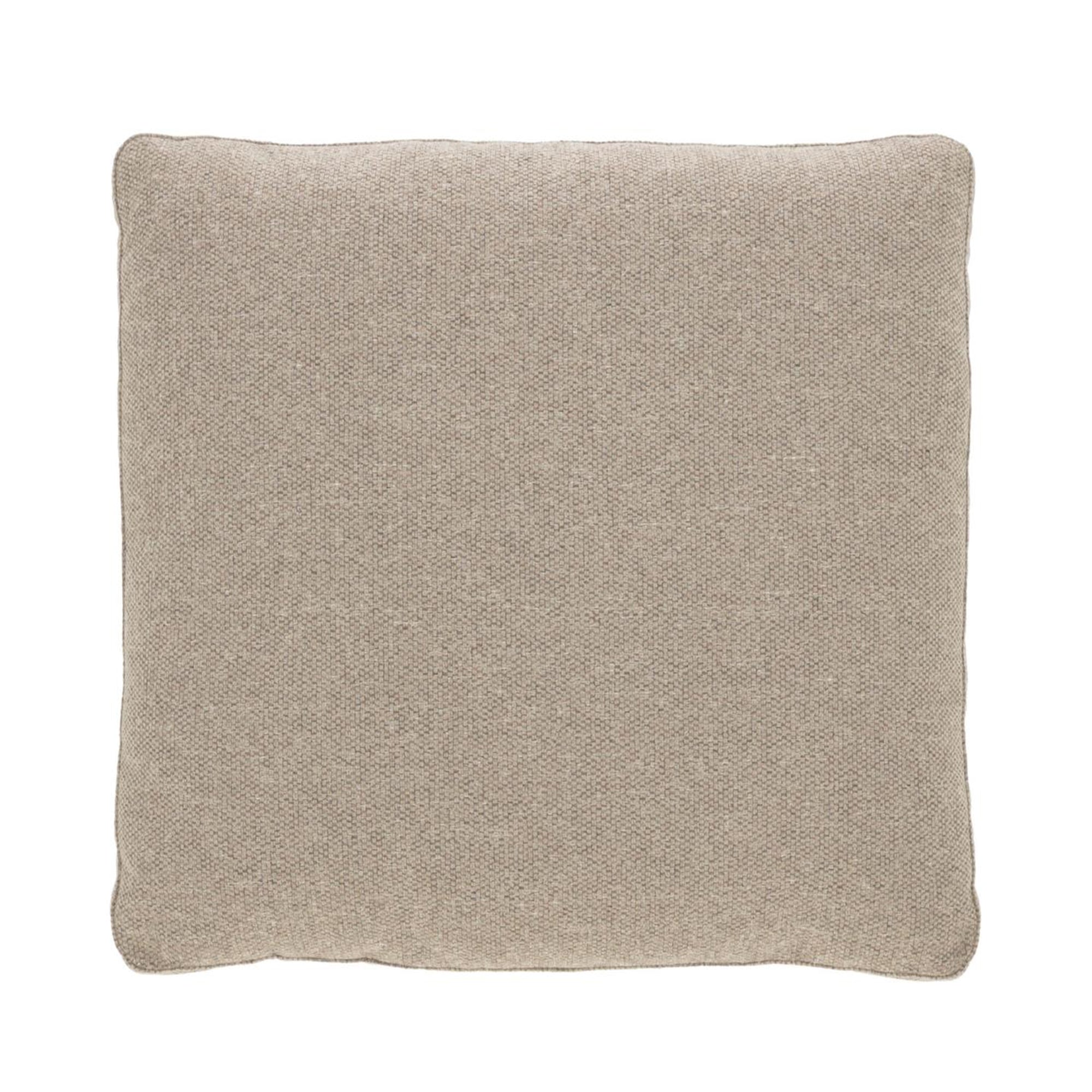 Blok beige chenille cushion 60 x 60cm - Product Image