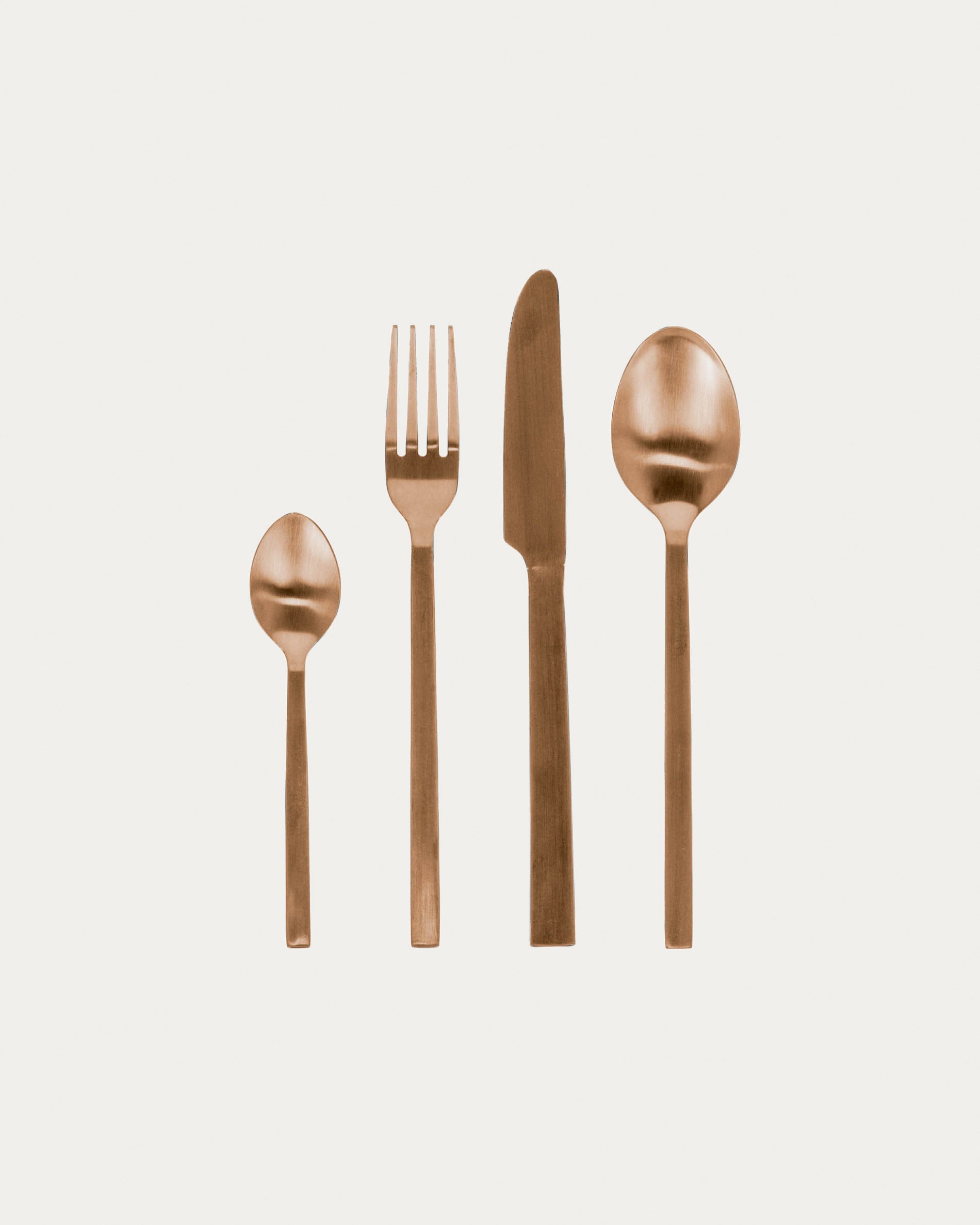 Kelda 16-piece cutlery set rose gold - Product View
