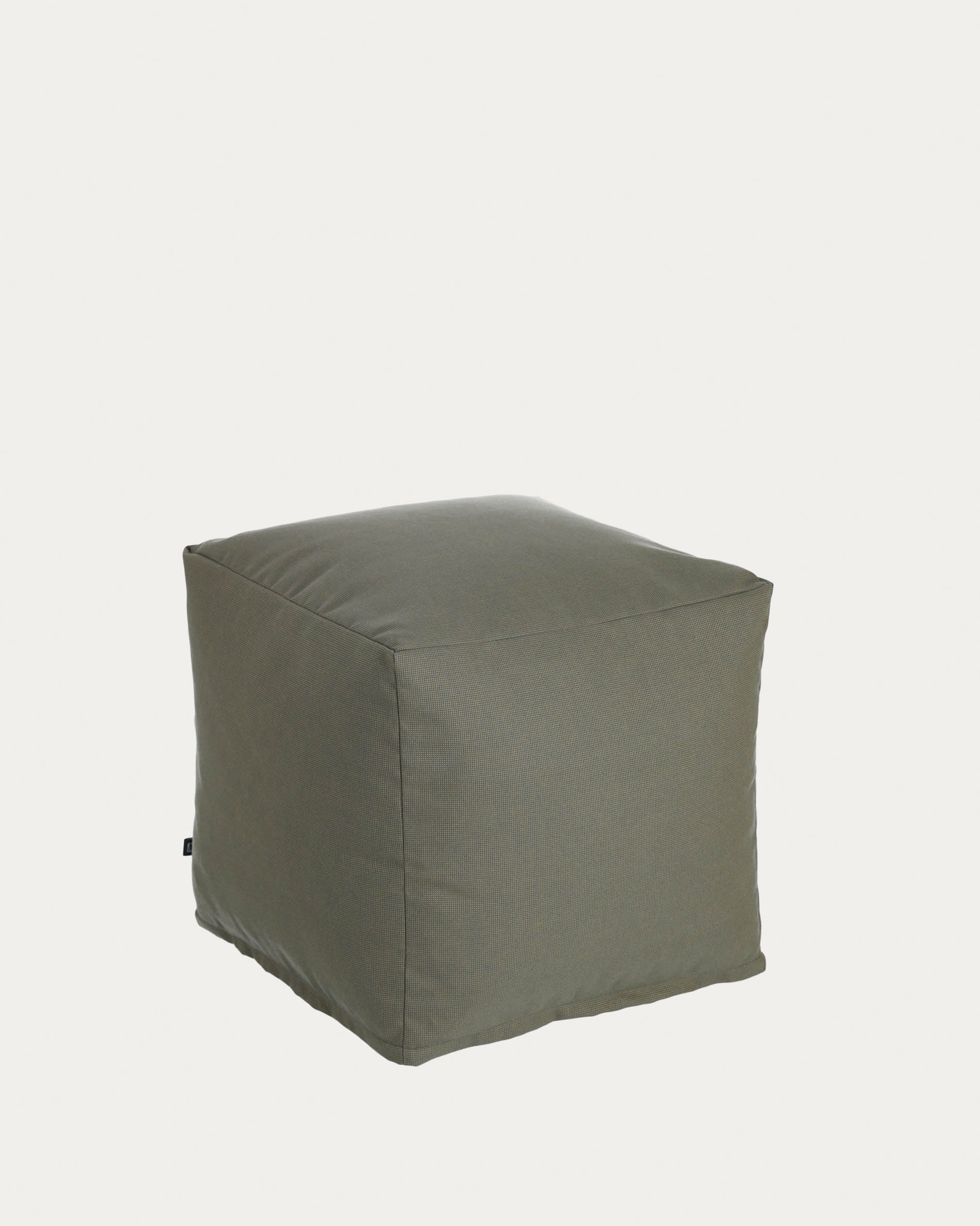 Squared 50 x 50 cm Green Nedra pouf