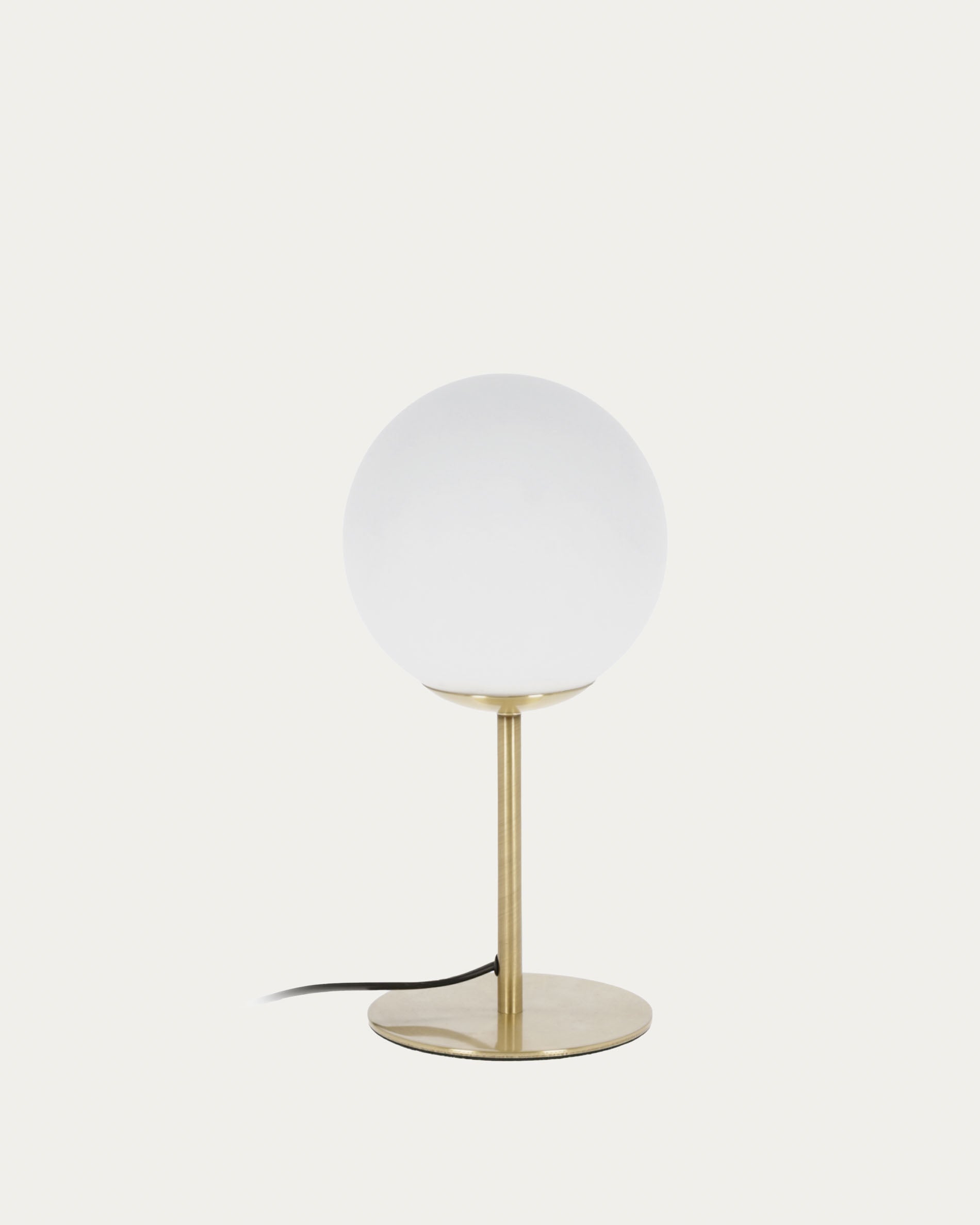 Mahala table lamp in steel and frosted glass - Product View