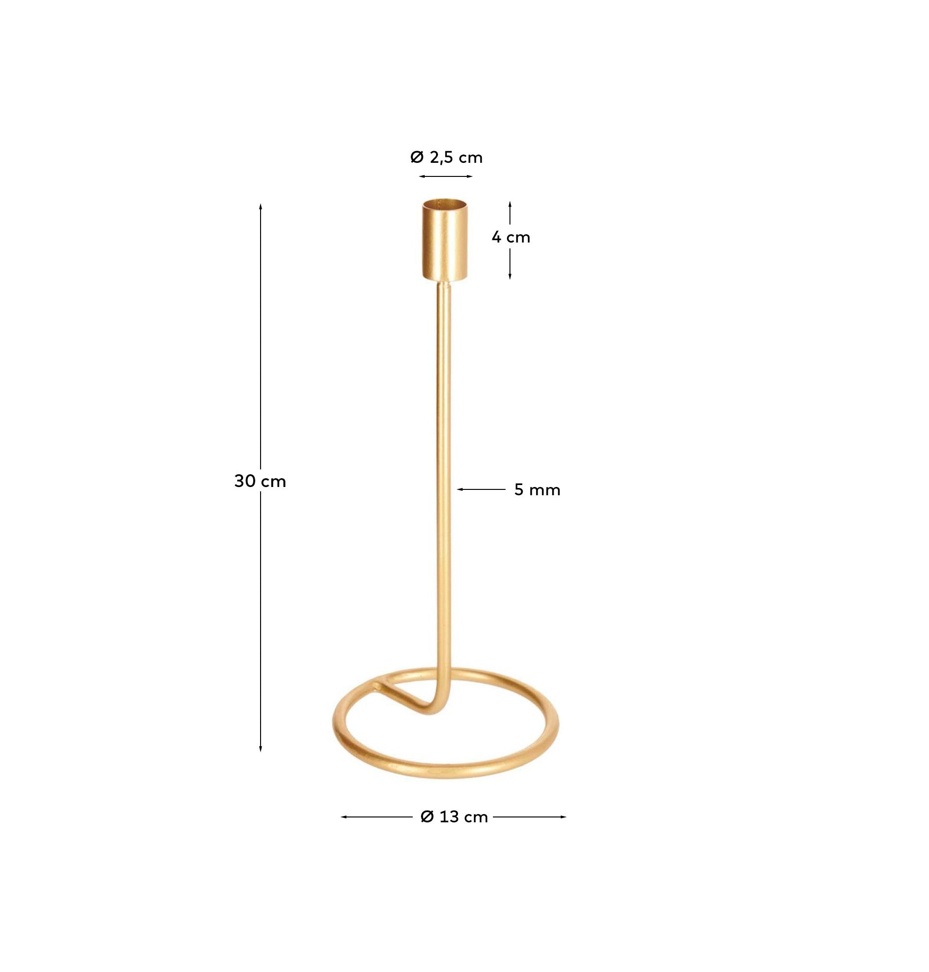 Babirye small candle holder - Measurements