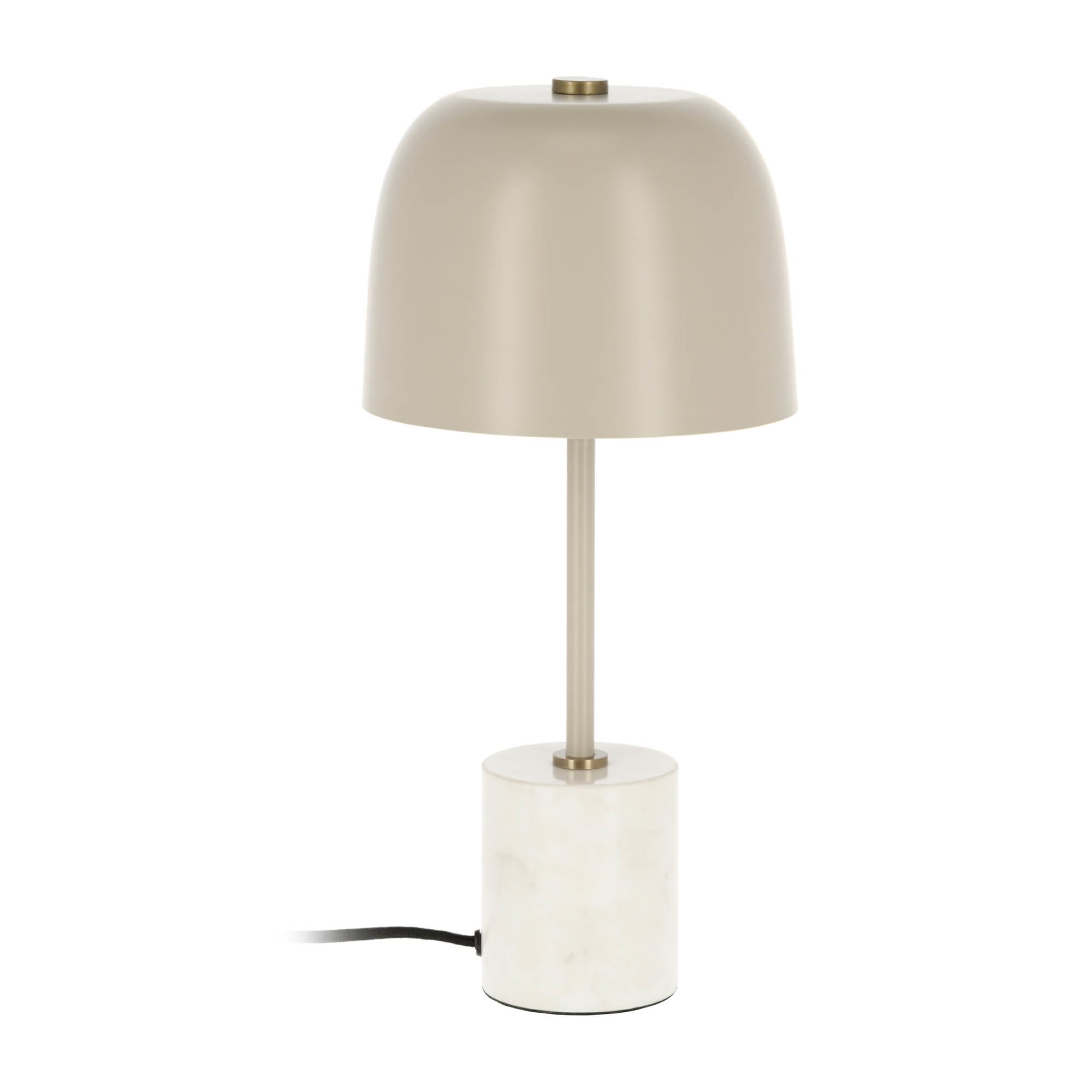 Alish asztali lámpa fém és márvány UK adapterrel