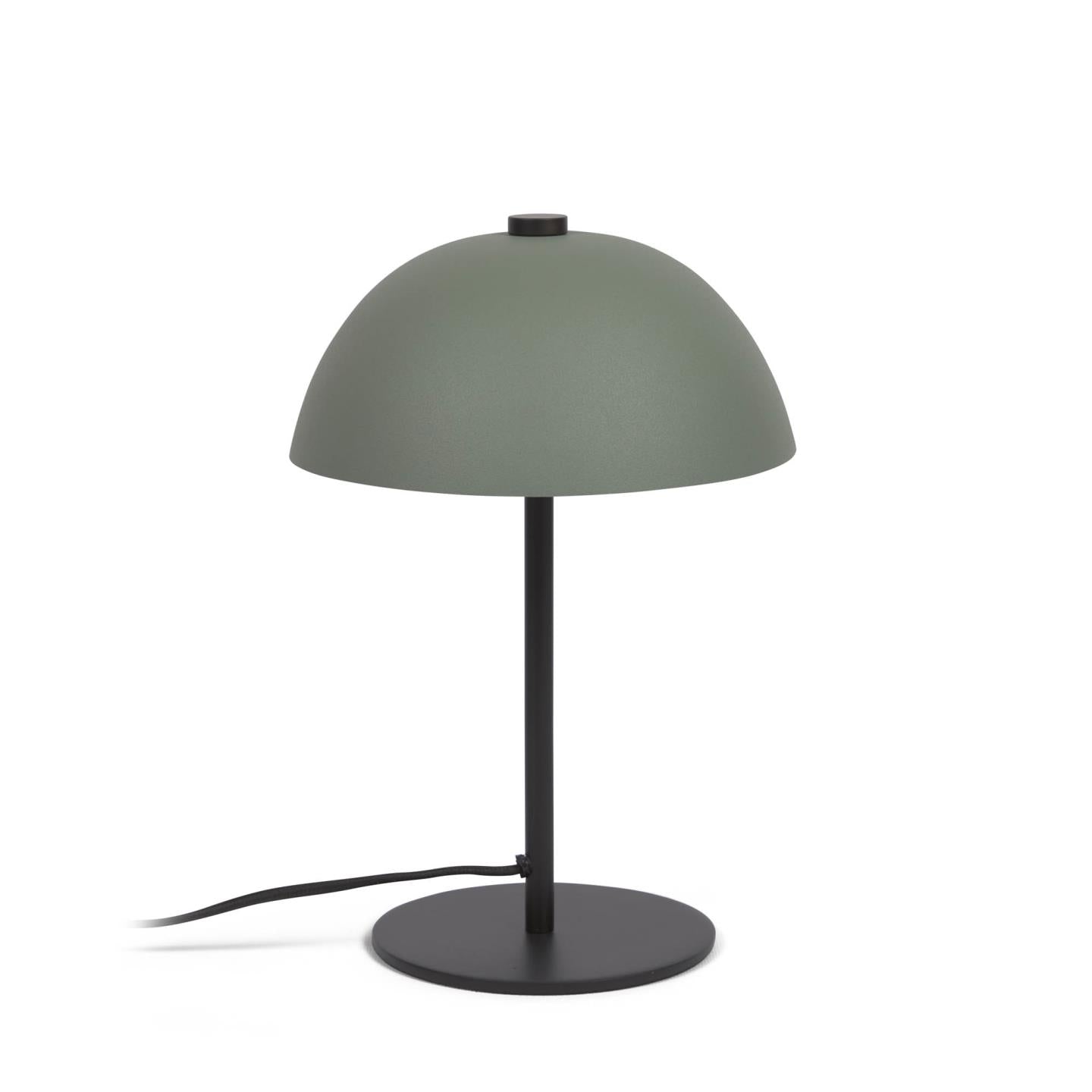 Aleyla table lamp in metal with green finish - Product Image