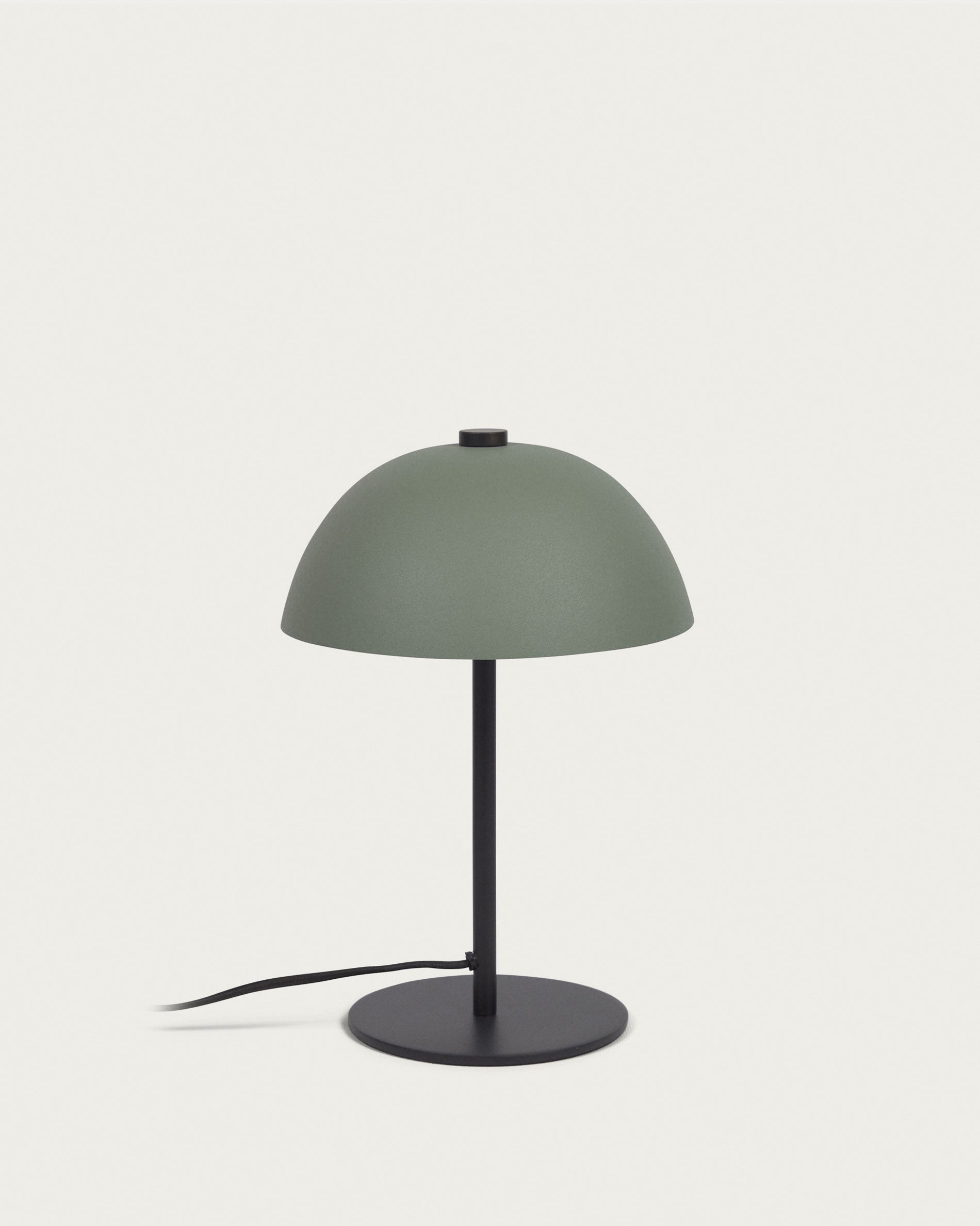 Aleyla table lamp in metal with green finish - Product View