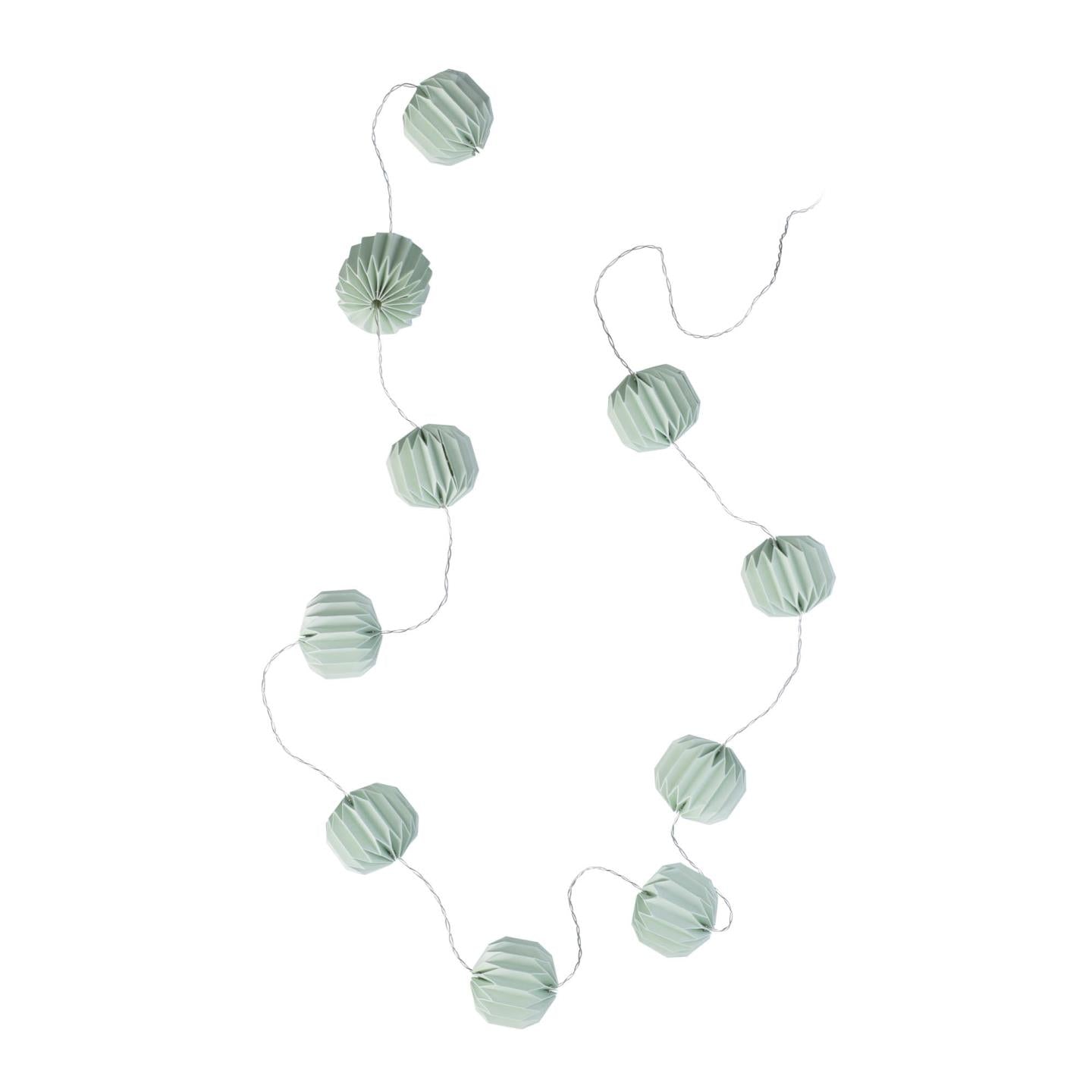 Yulia green string LED lights 2,5 m - Product Image