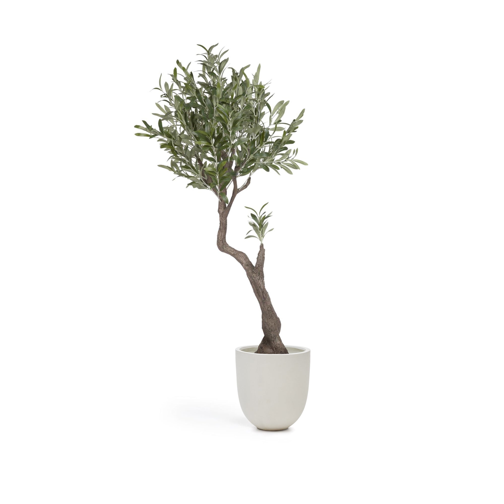 Artificial Olive Tree with black plantpot 140 cm - Product Image
