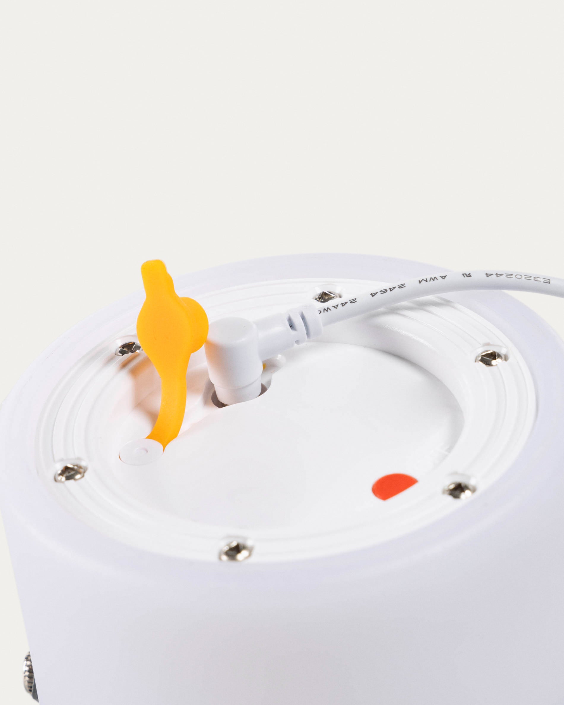 Ridley mustard yellow mini table lamp - Detail