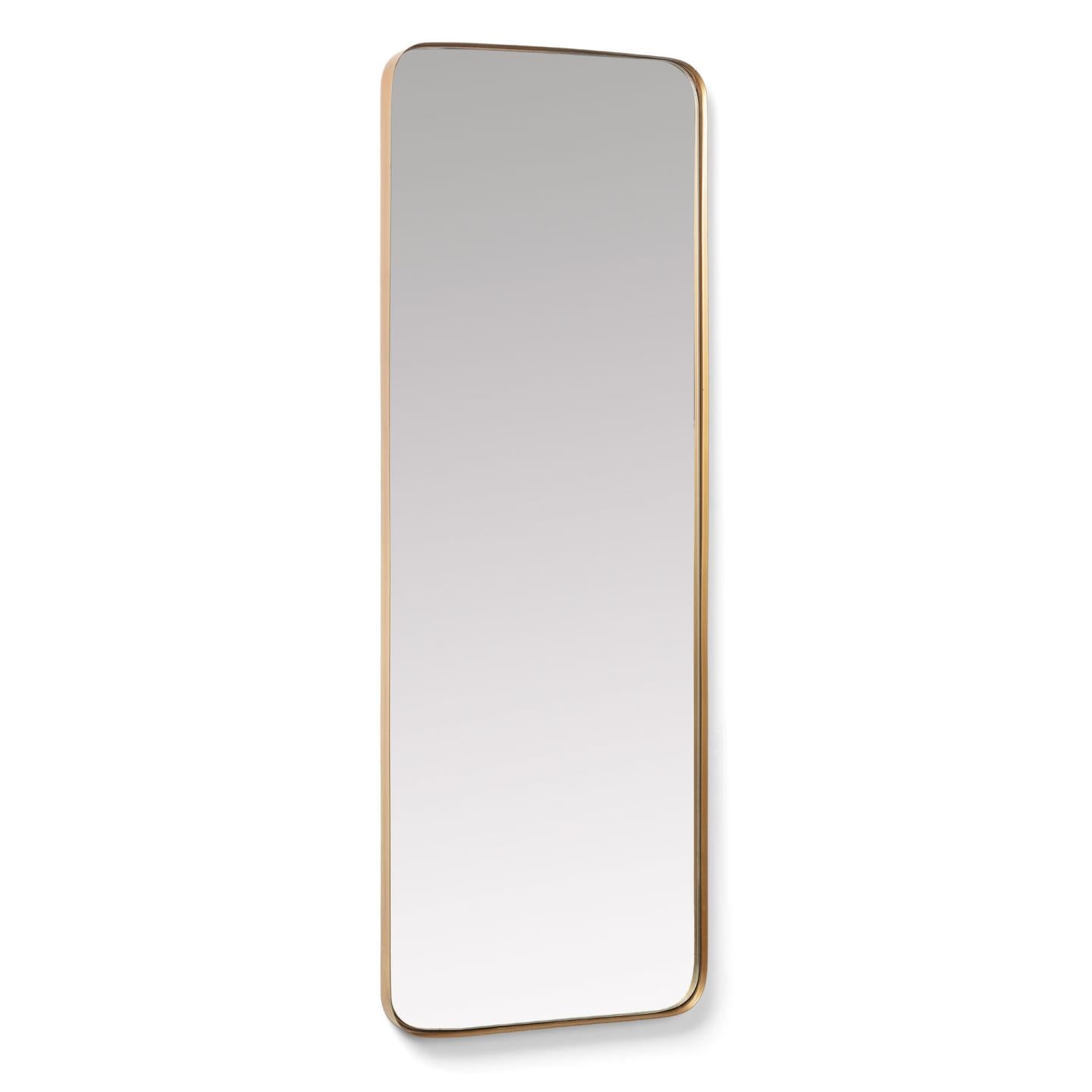 Marco gold metal wall mirror 55 x 150,5 cm - Product Image