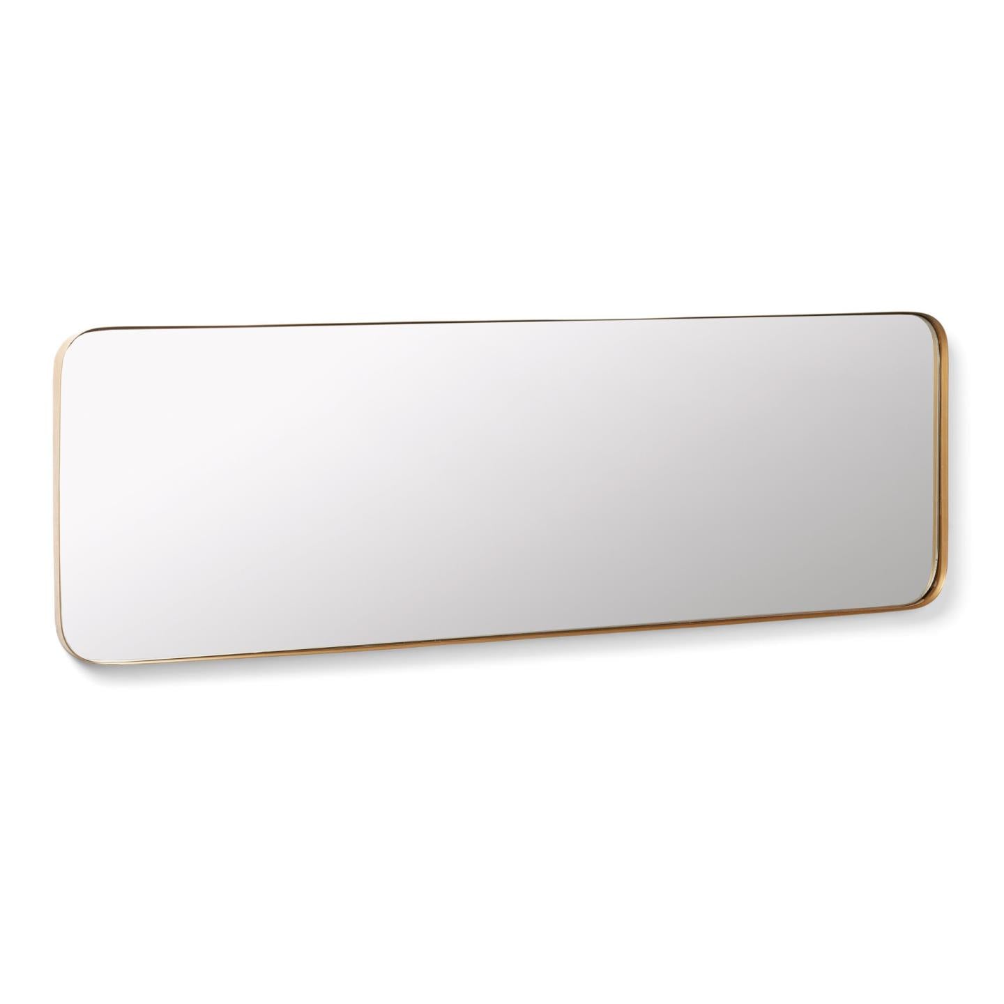 Marco gold metal wall mirror 55 x 150,5 cm - Product Image