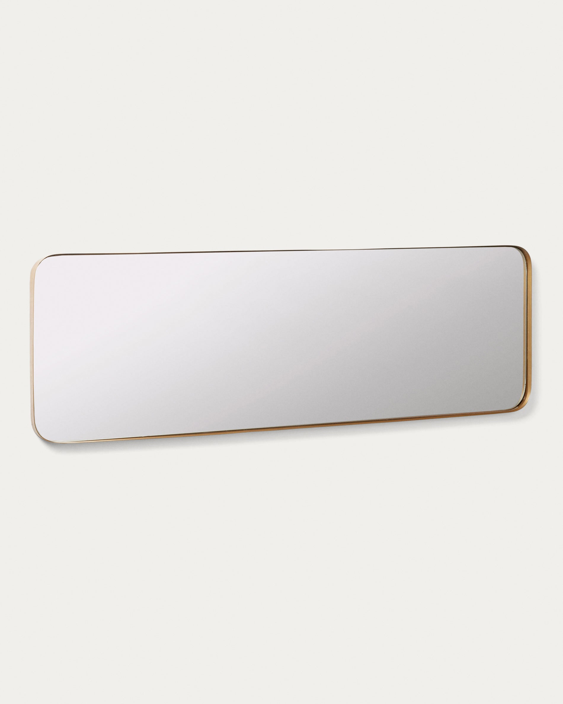 Marco gold metal wall mirror 55 x 150,5 cm - Product View