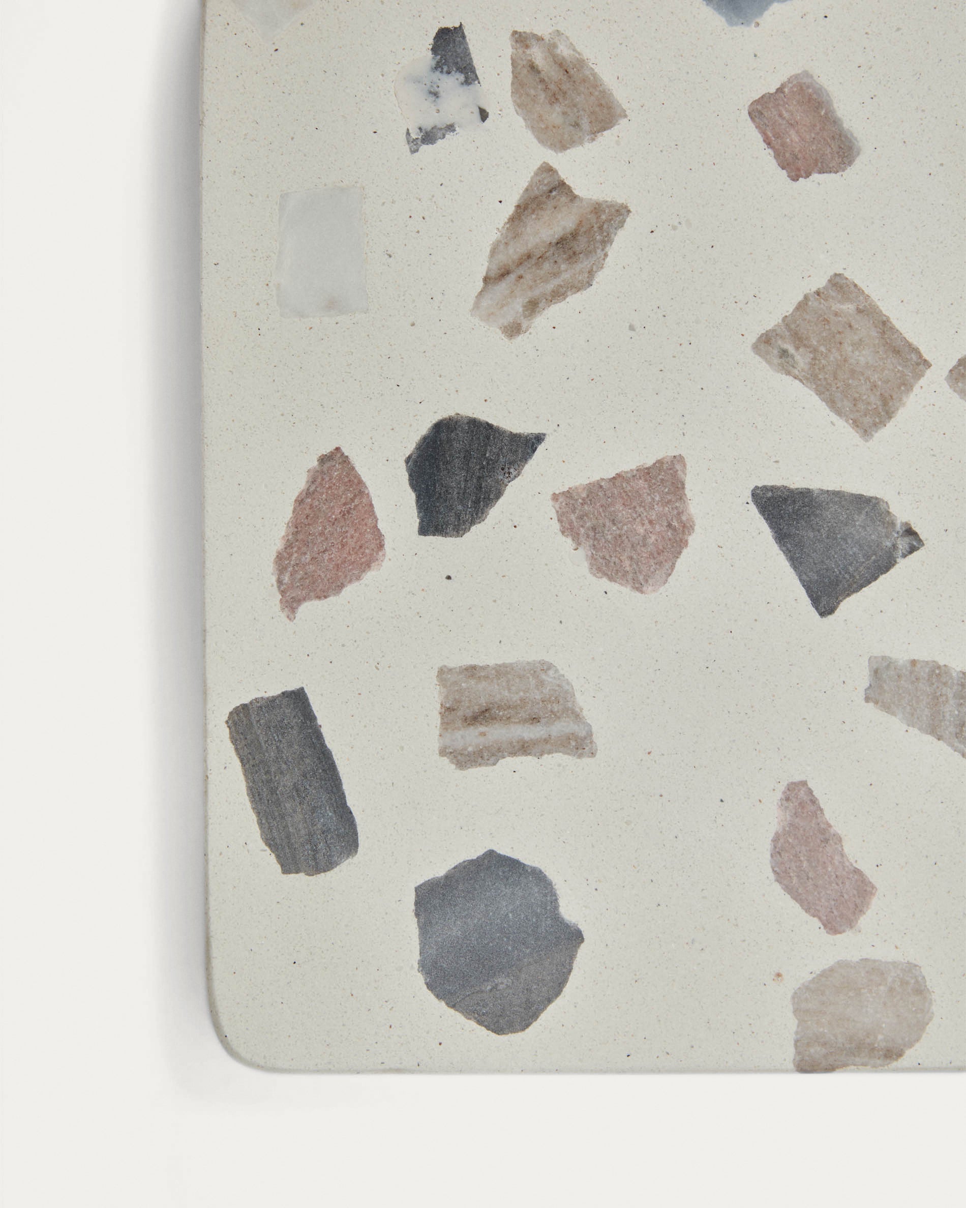 Temira multicoloured terrazzo serving board - Detail