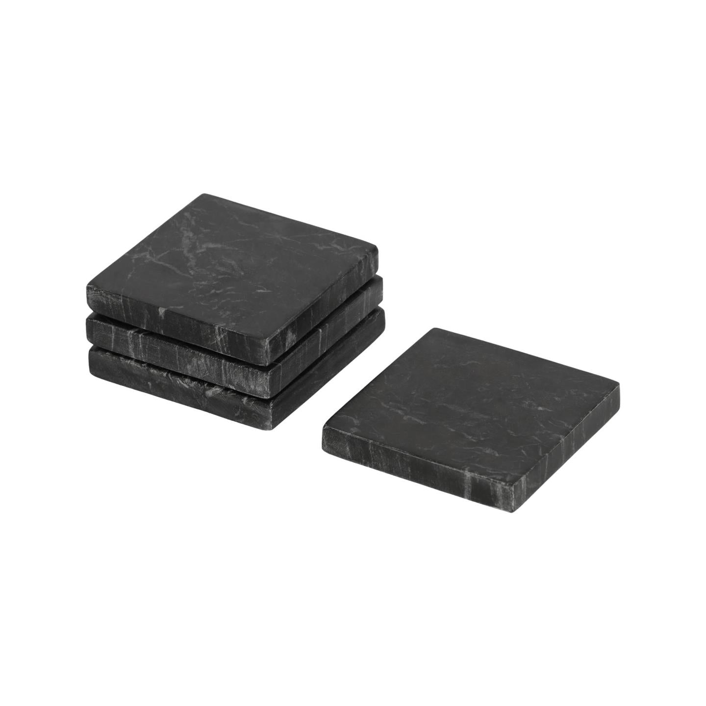 Johana 4 marble coasters set - Product Image