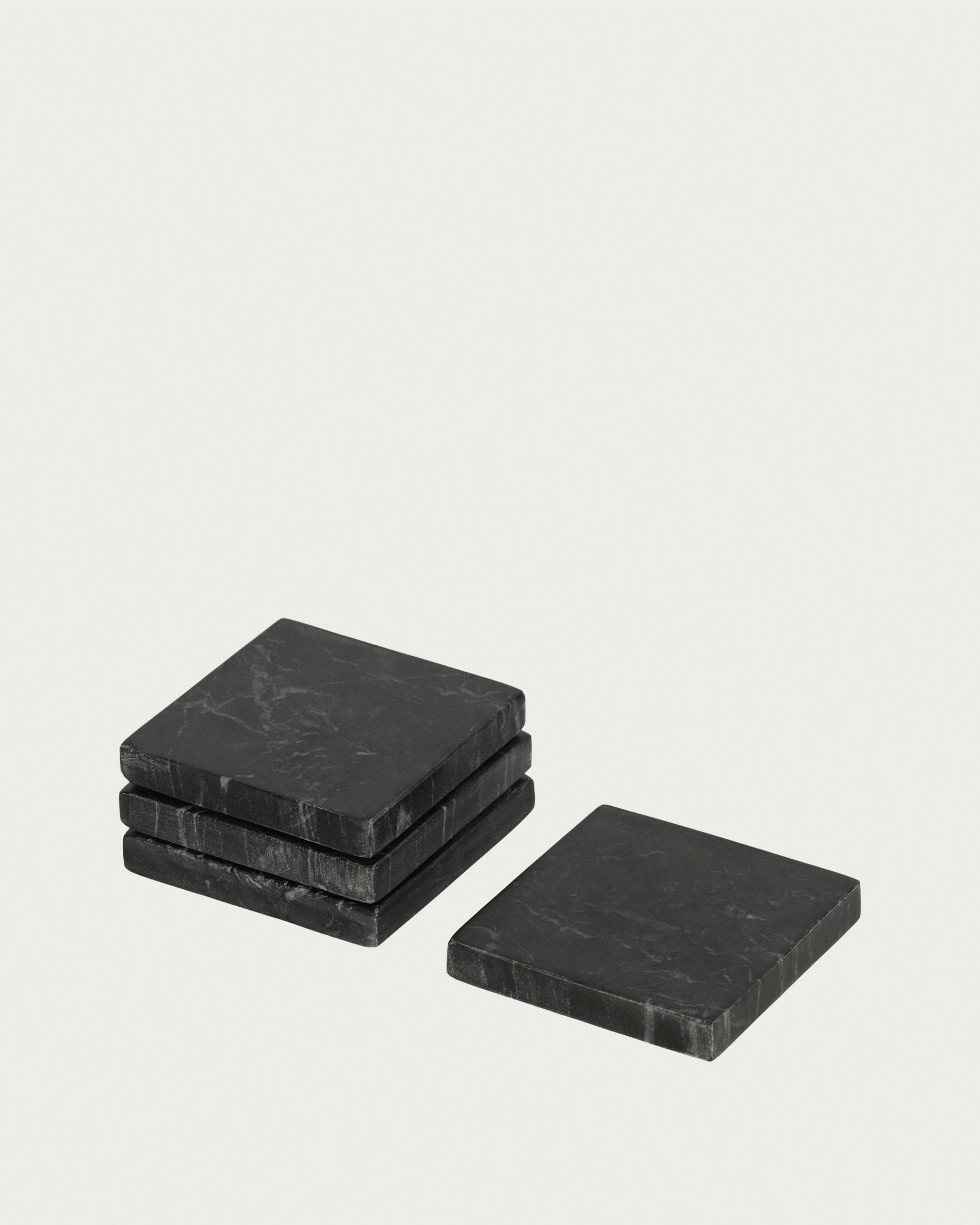 Johana 4 marble coasters set - Product View