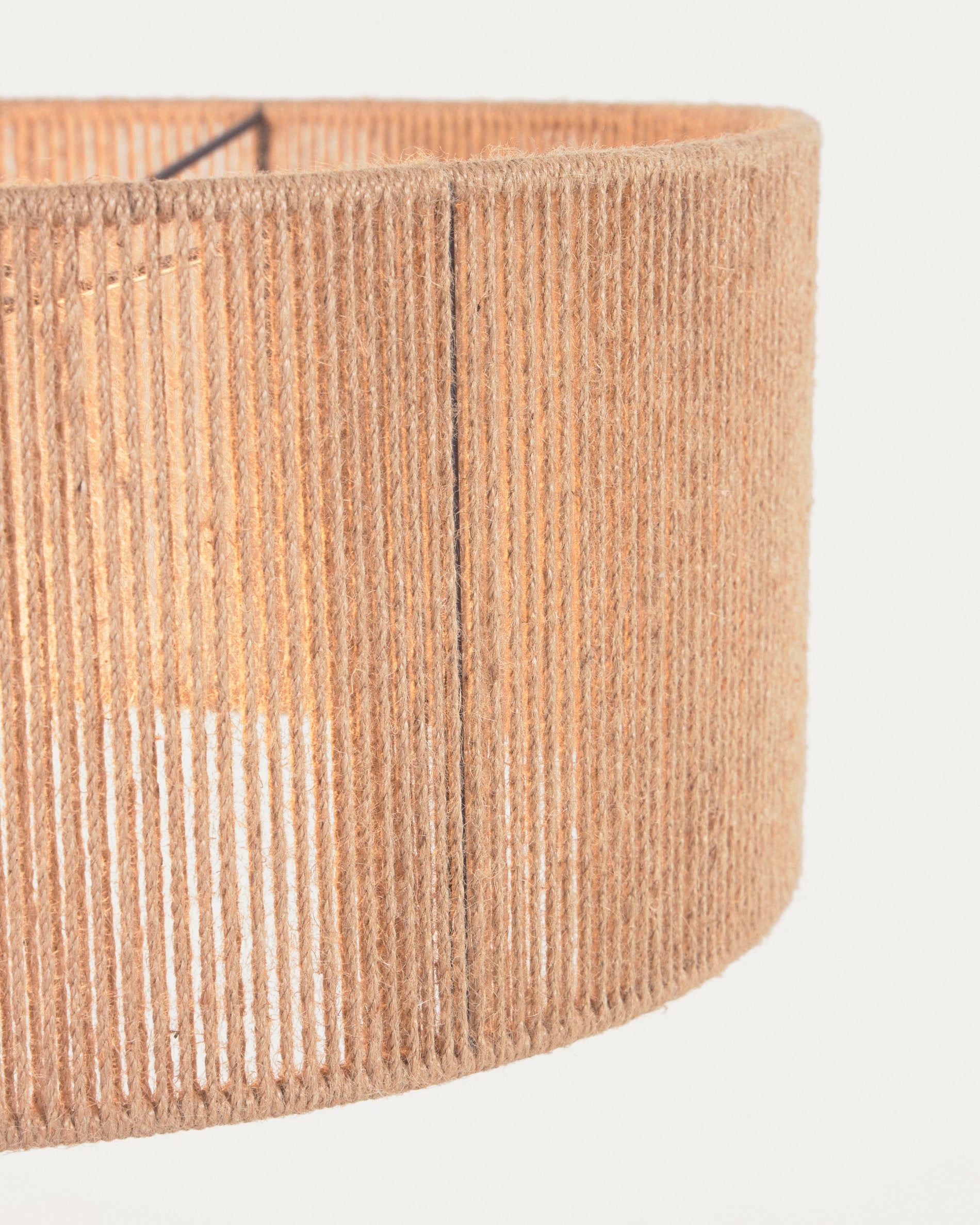 Crista jute light shade with natural finish Ø 47 cm - Detail