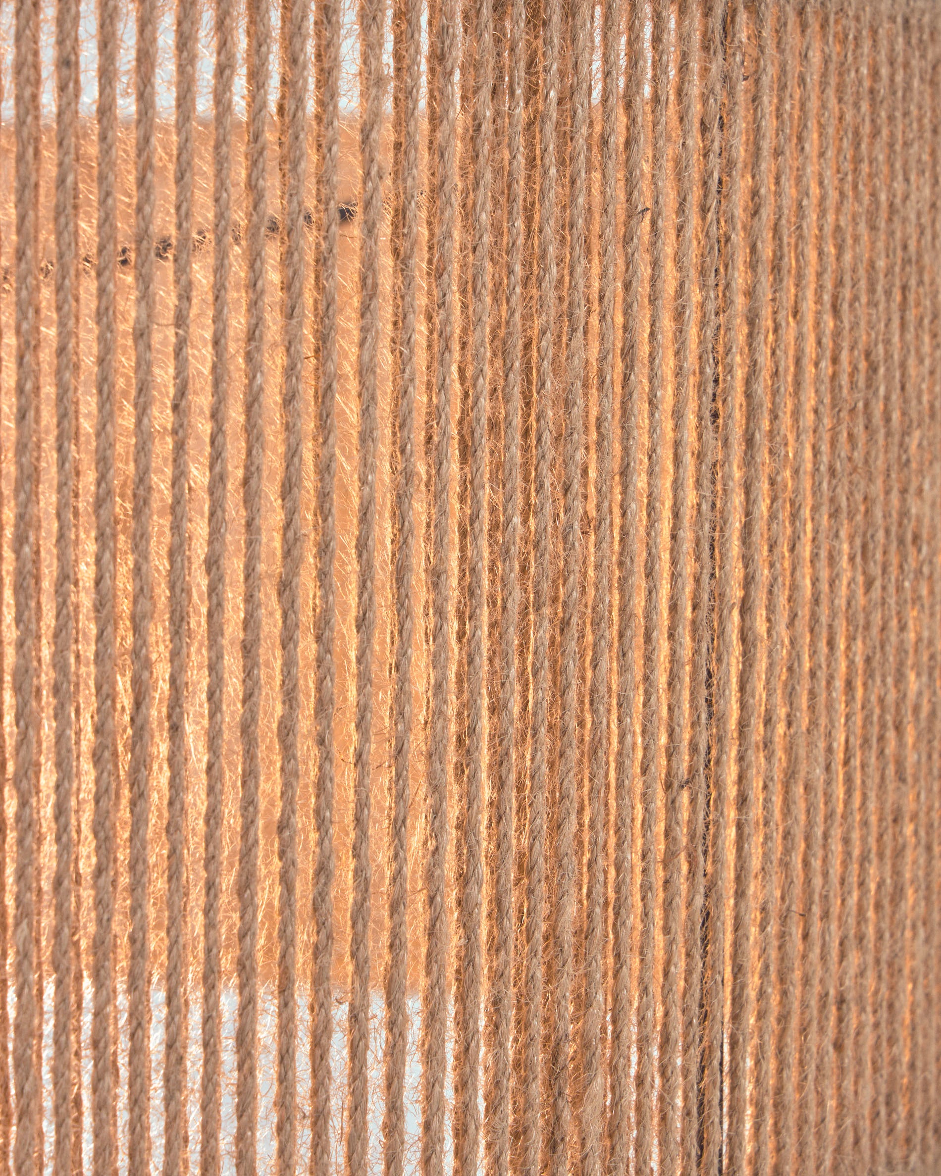 Crista jute light shade with natural finish Ø 47 cm - Detail