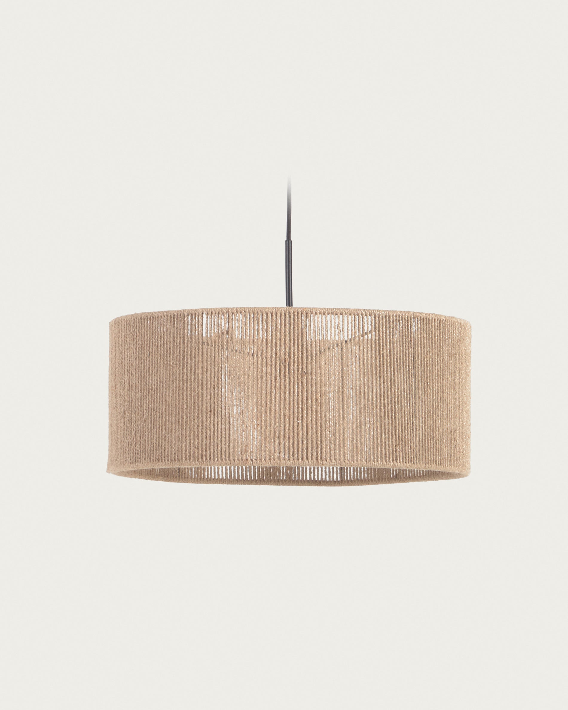 Crista jute light shade with natural finish Ø 47 cm - Product View