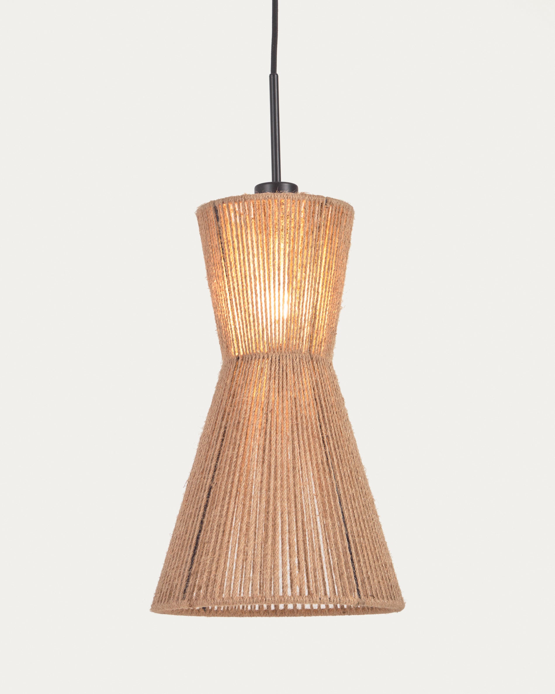 Crista jute light shade with natural finish Ø 24.5 cm - Detail