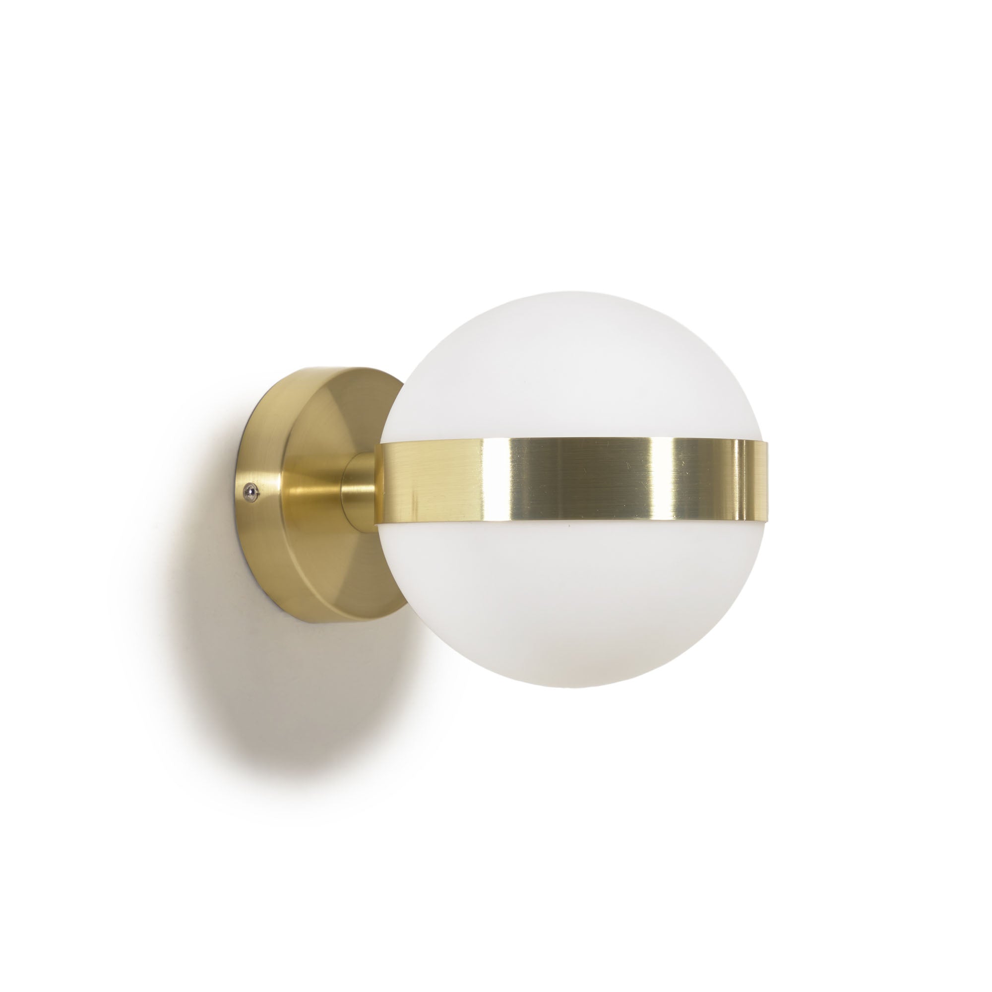 Anasol metal wall sconce with gold finish - Product Image