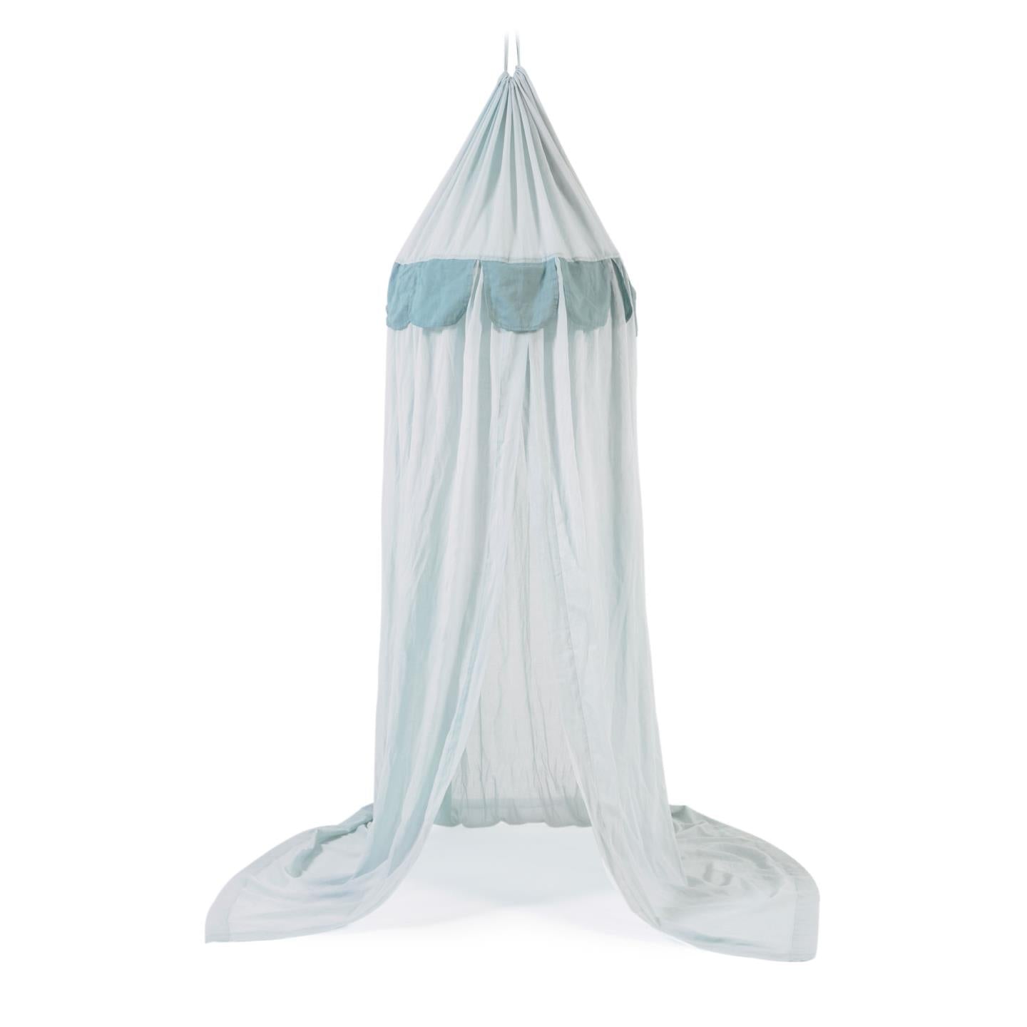 Carelene 100% cotton canopy for kids in blue - Product Image