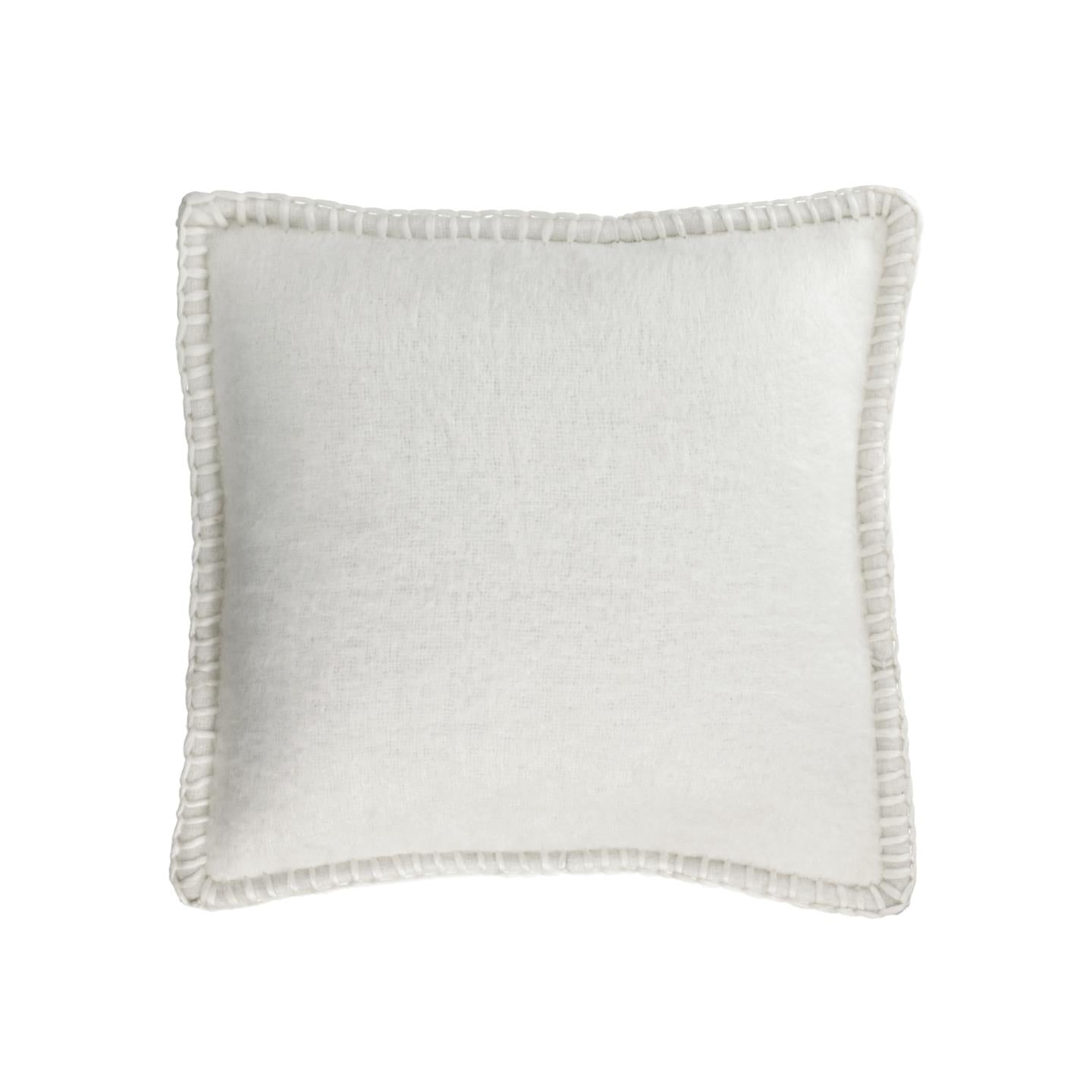 Augustina white cushion cover 45 x 45 cm - Product Image