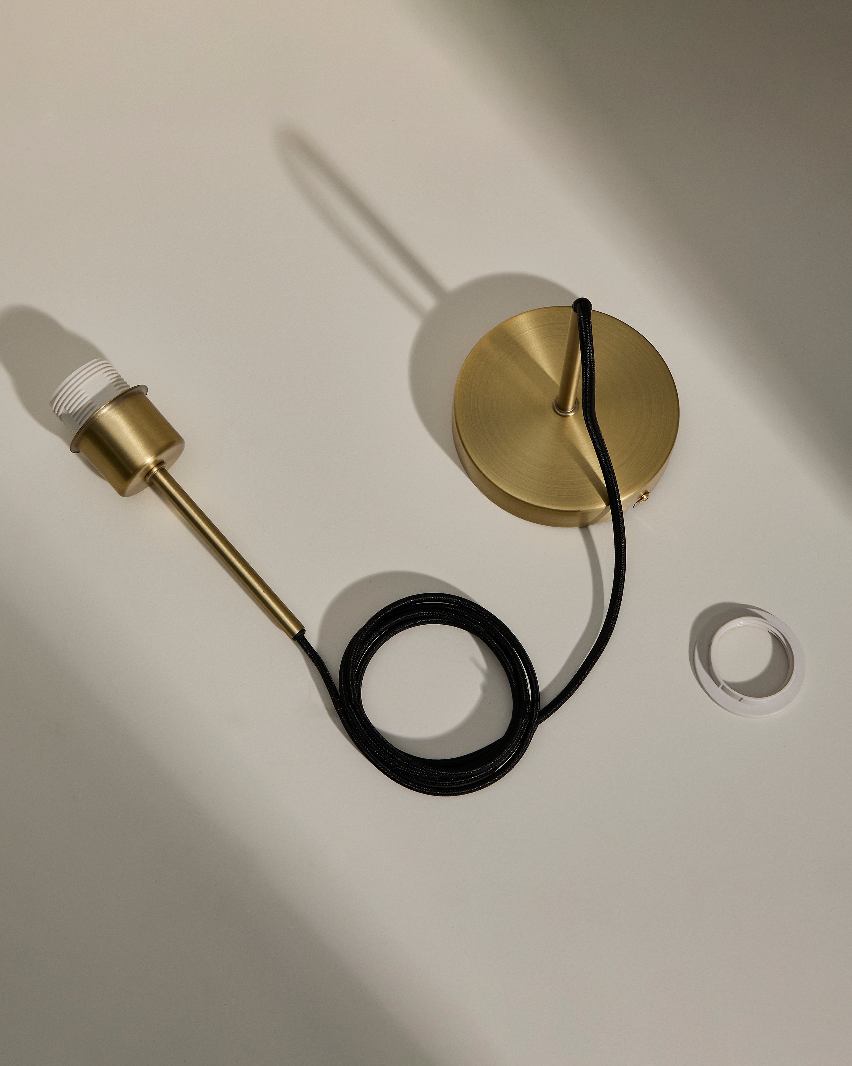 Fulvia ceiling lamp fixtures in metal with a gold finish 150 cm - Product Image