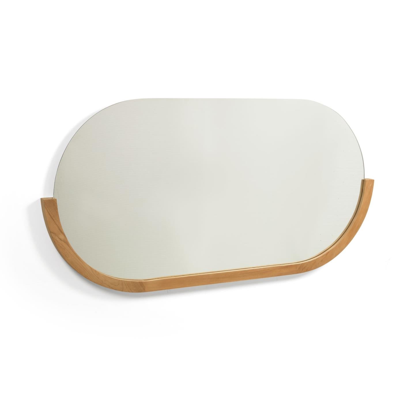 Rokia solid teak mirror 90 x 55 cm - Product Image